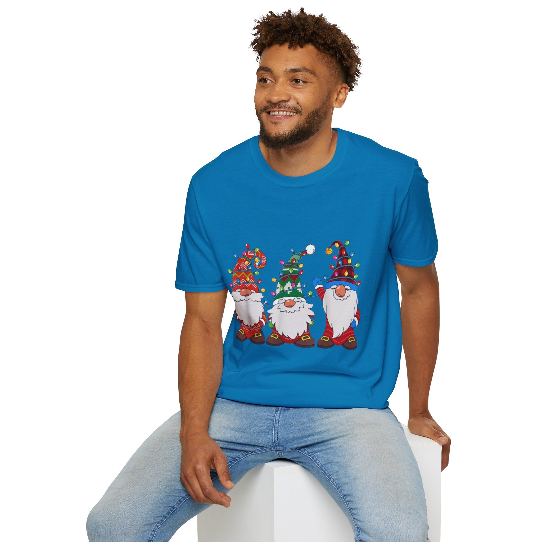 Christmas Gnome Unisex Softstyle T-Shirt
