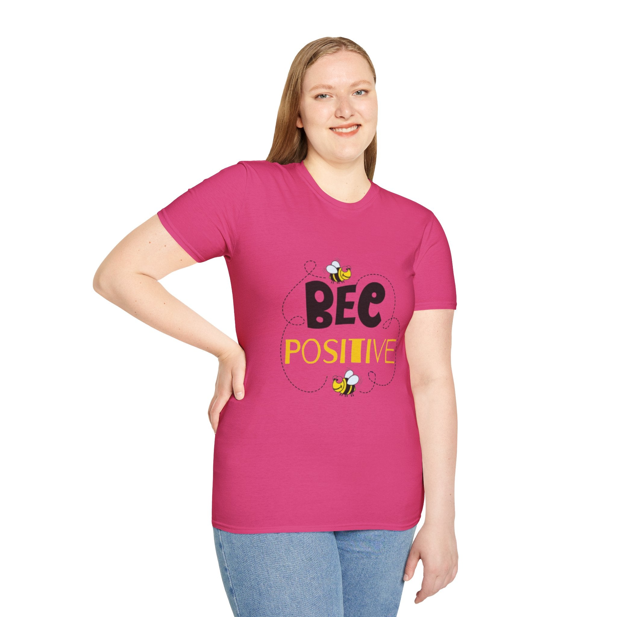 Bee Positive Unisex Softstyle T-Shirt