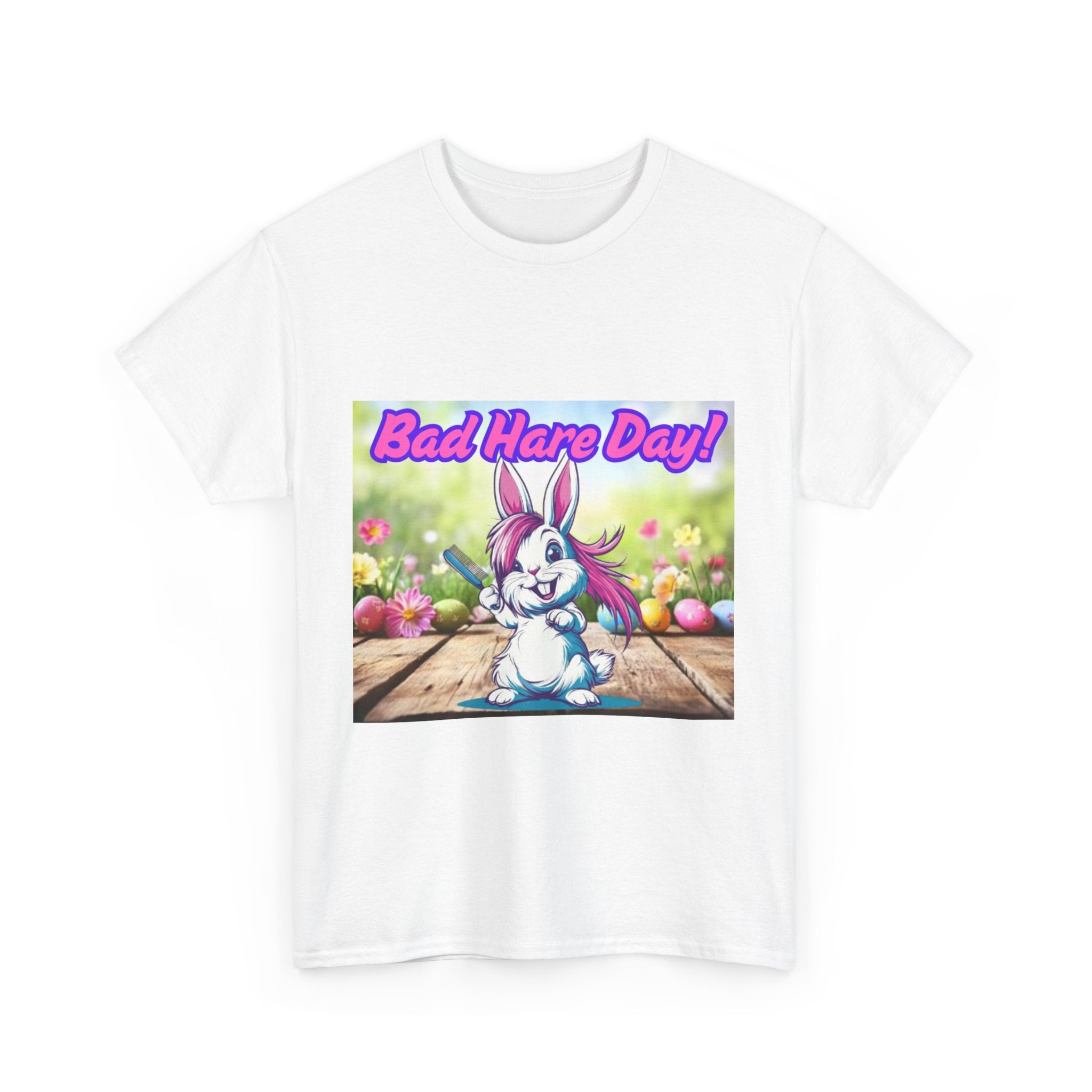 Bad Hare Day Unisex Heavy Cotton T-Shirt