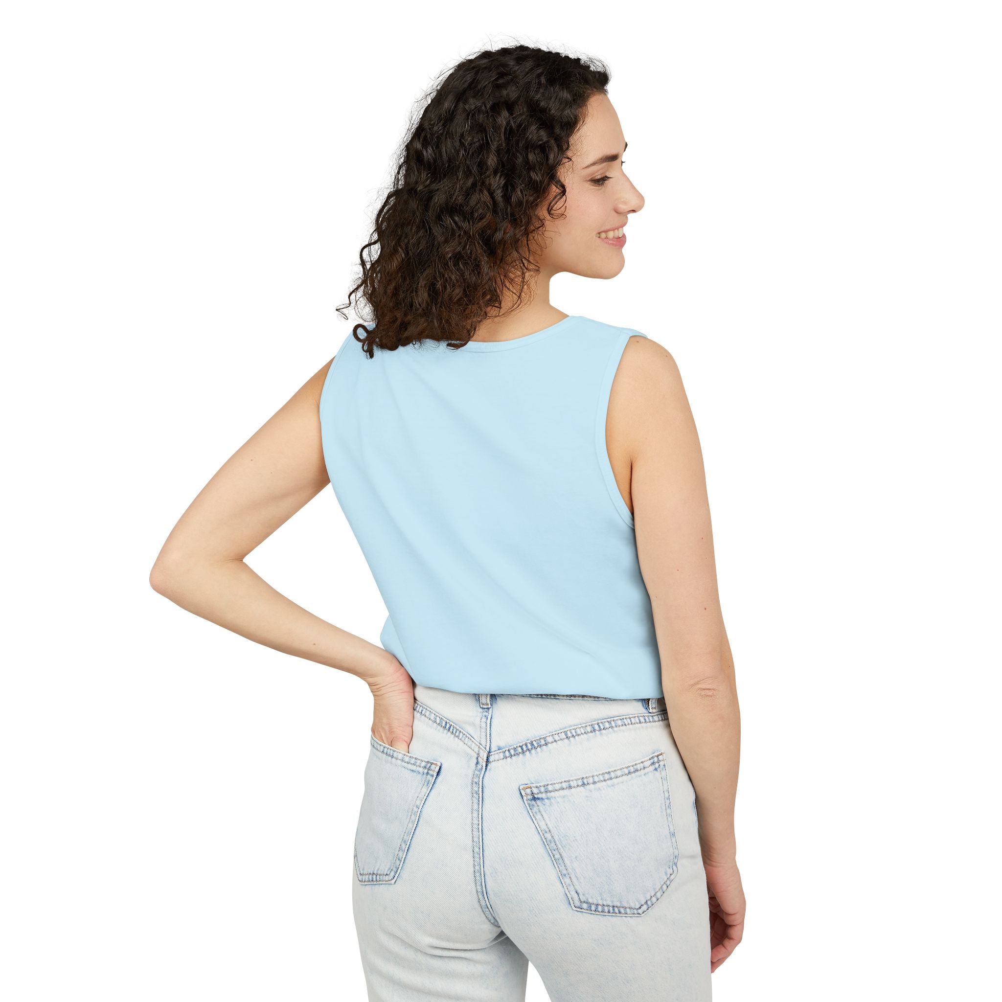 Bee Positive Unisex Garment-Dyed Tank Top