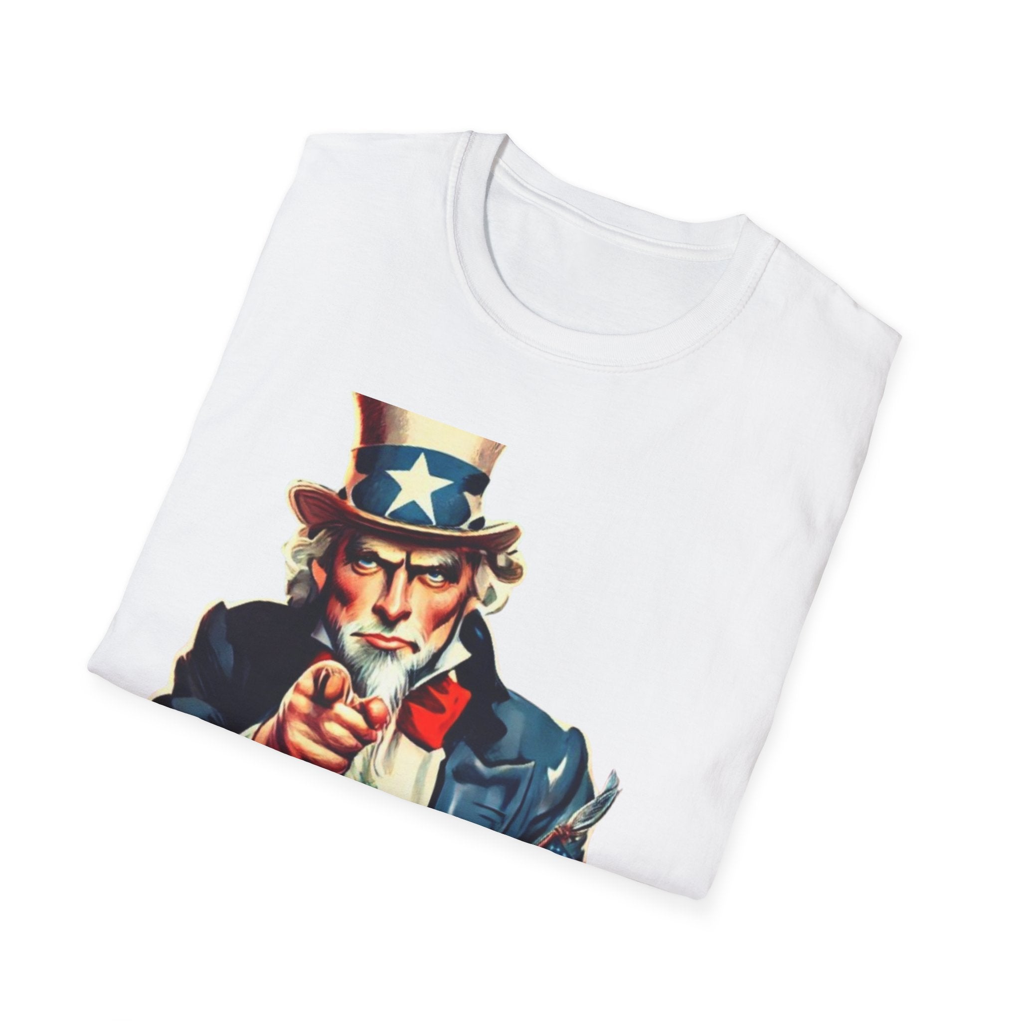 Patriotic Uncle Sam Unisex Softstyle T-Shirt
