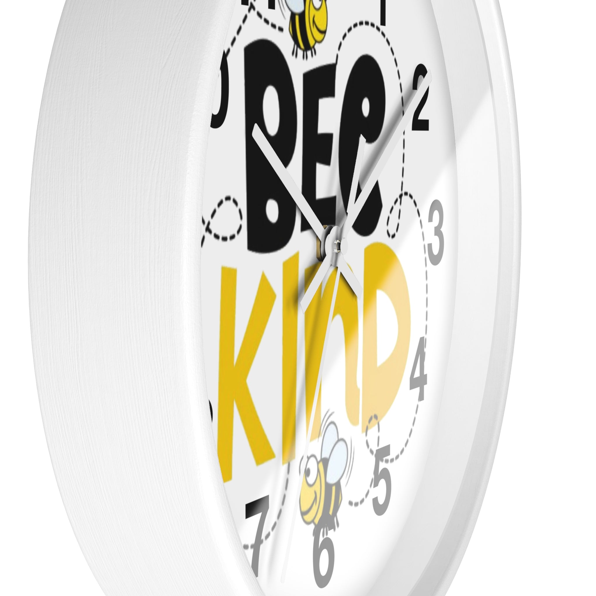 Bee Kind Inspirational Wall Clock