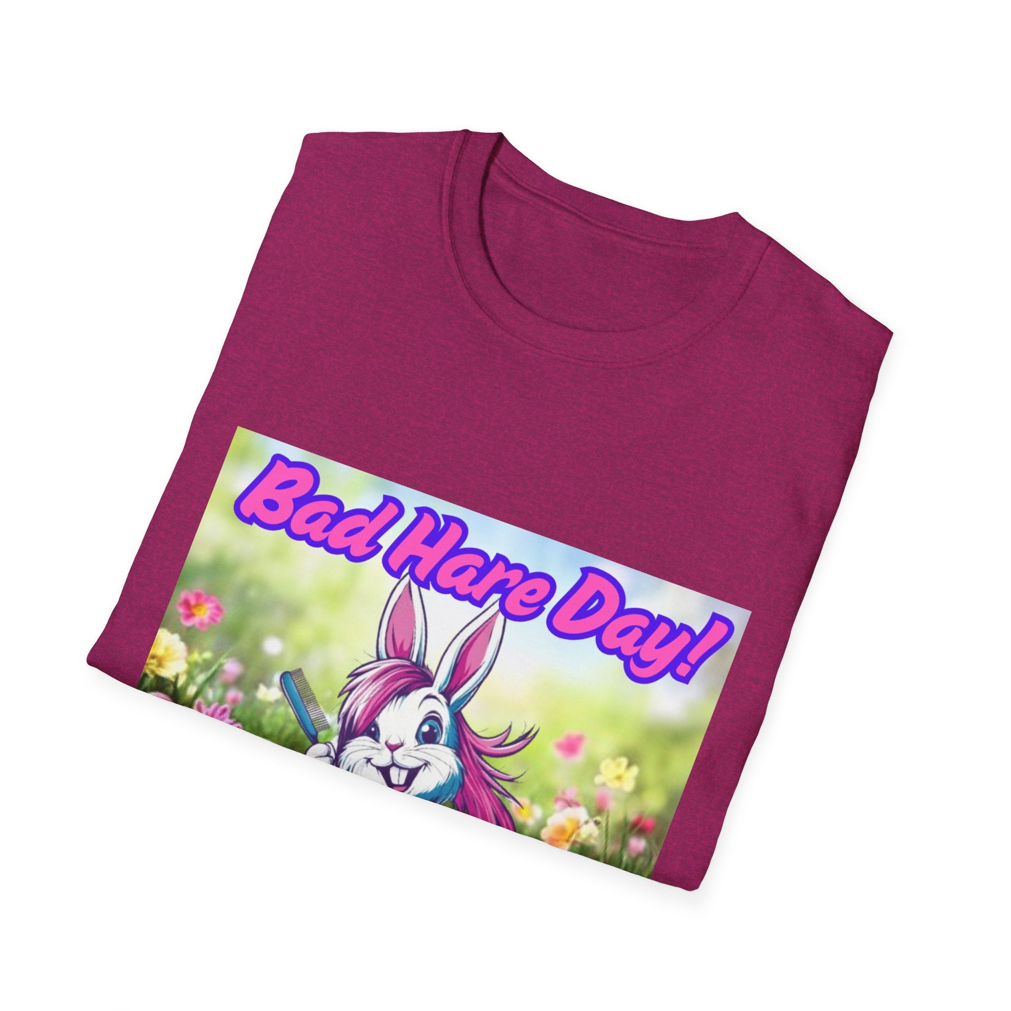 Bad Hare Day Unisex Softstyle T-Shirt