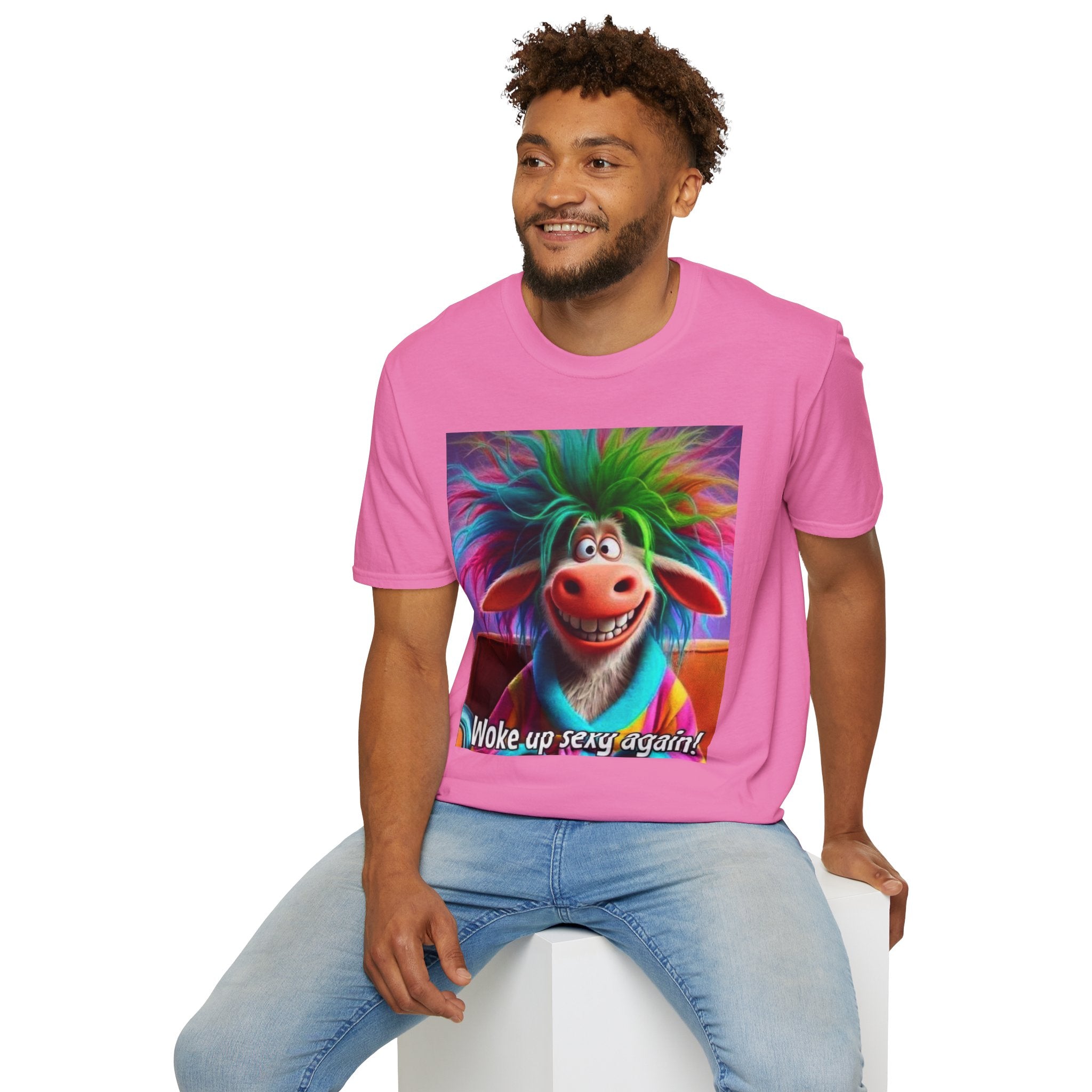 Woke Up Sexy Again Unisex Softstyle T-Shirt