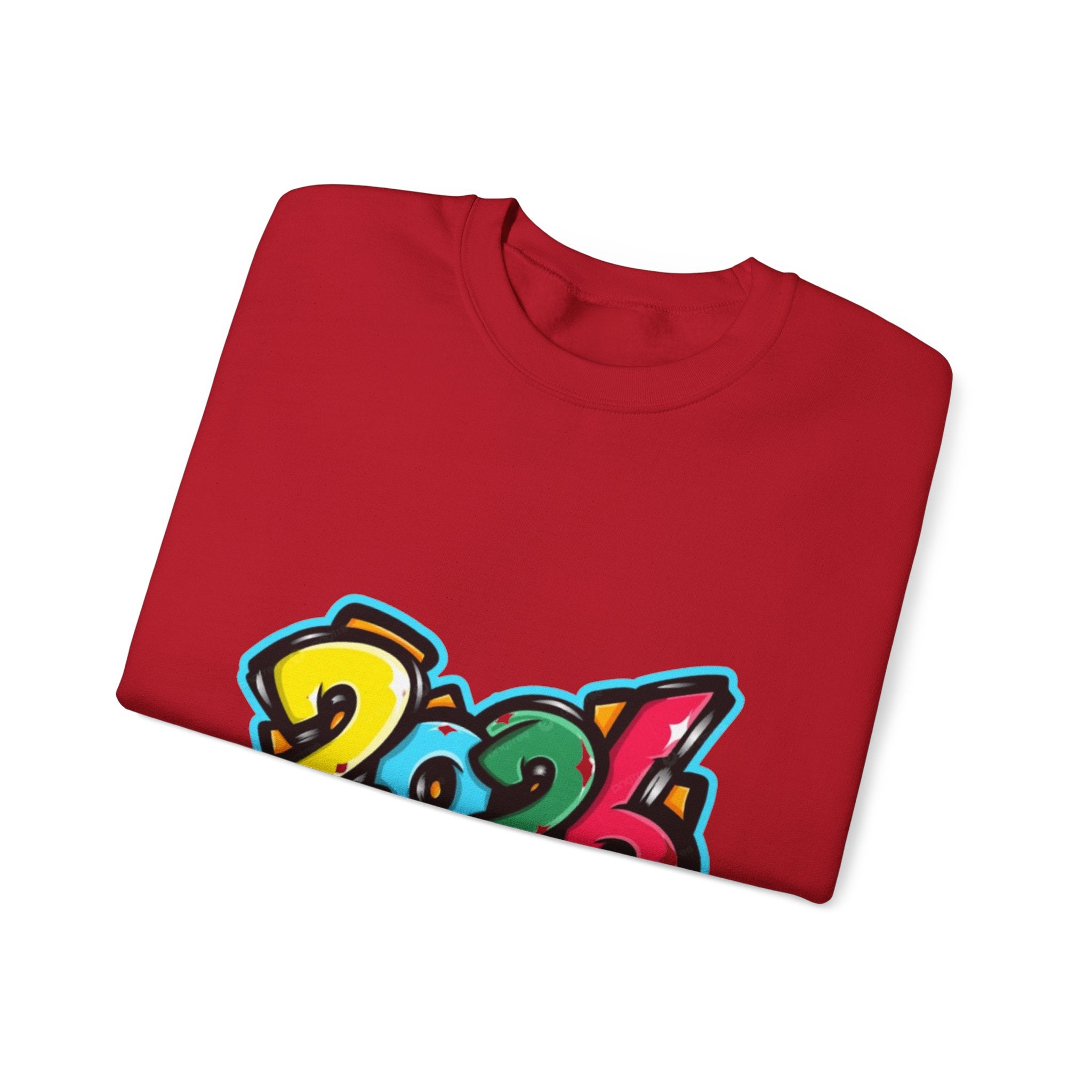 2026 Graffiti Style Unisex Heavy Blend™ Crewneck Sweatshirt