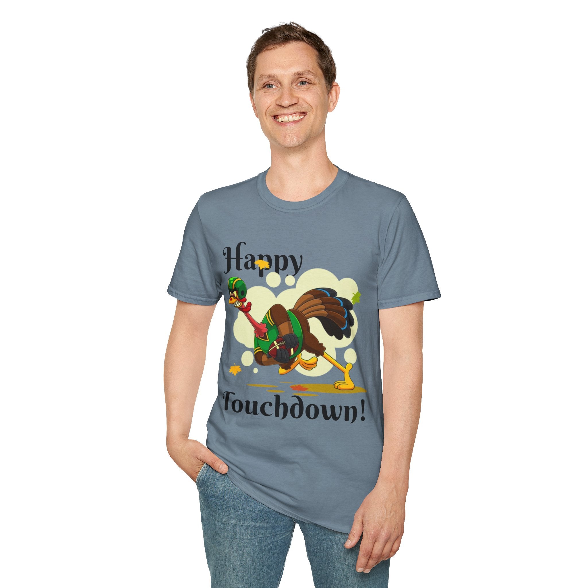 Happy Touchdown Unisex Softstyle T-Shirt