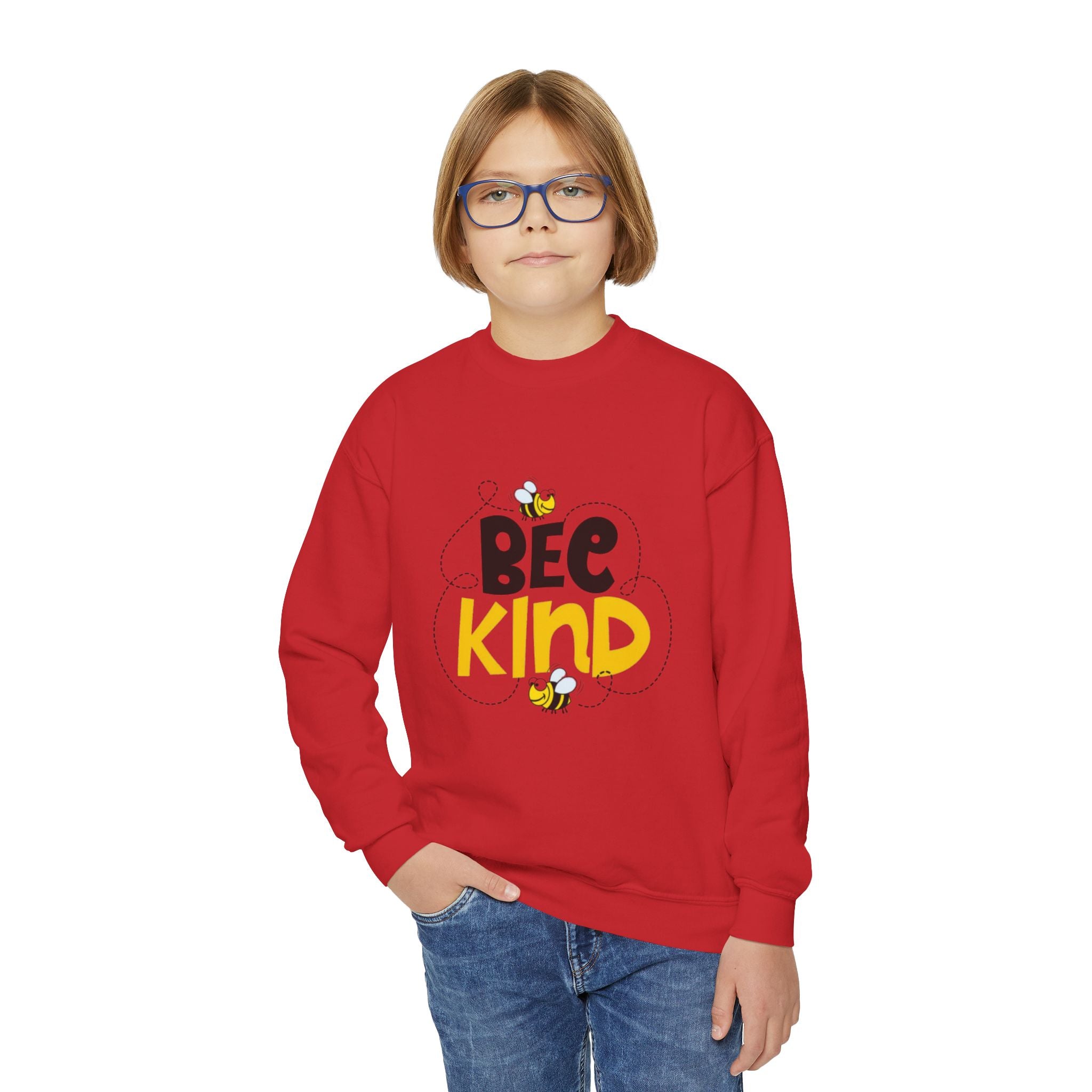 Bee Kind Youth Crewneck Sweatshirt