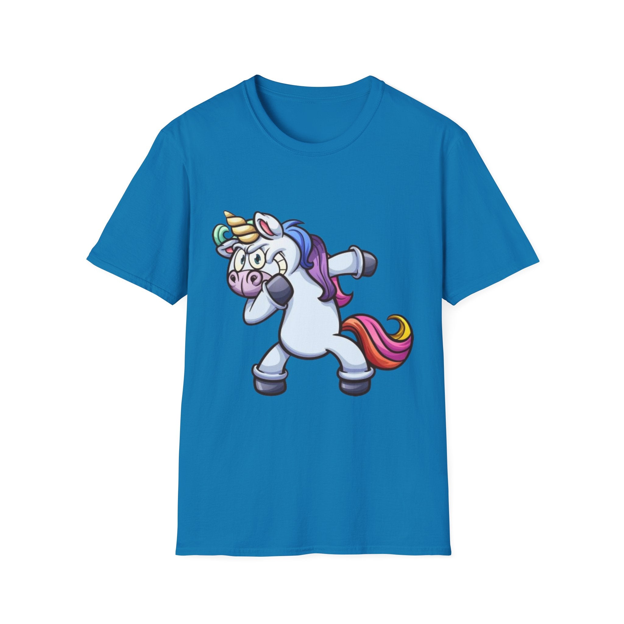 Dabbing Unicorn Unisex Softstyle T-shirt