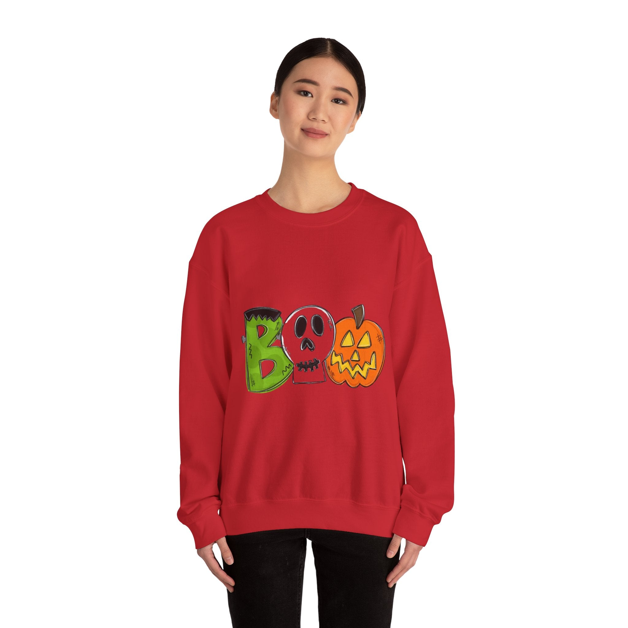 Halloween Boo Unisex Heavy Blend™ Crewneck Sweatshirt
