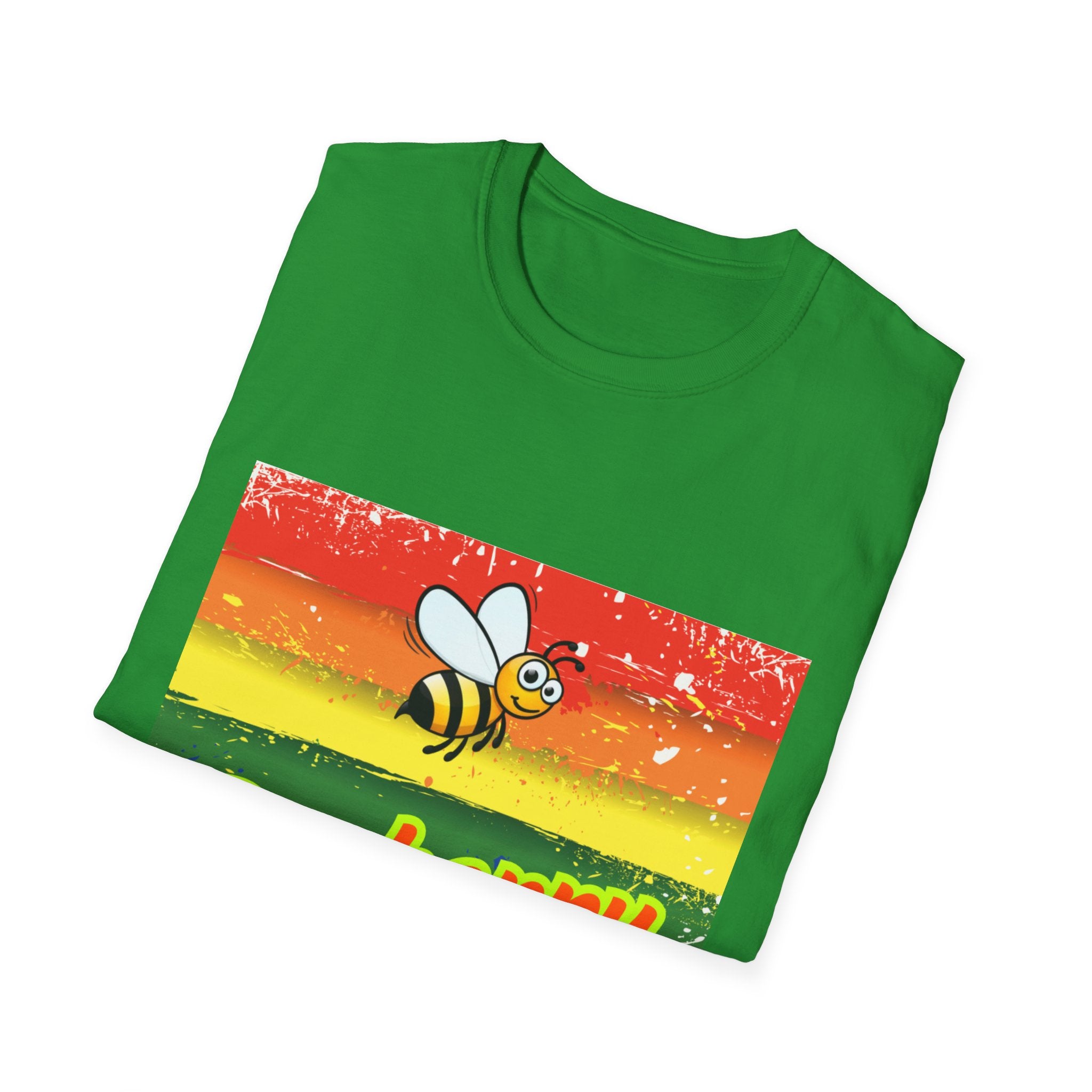 Bee Happy Unisex Softstyle T-Shirt
