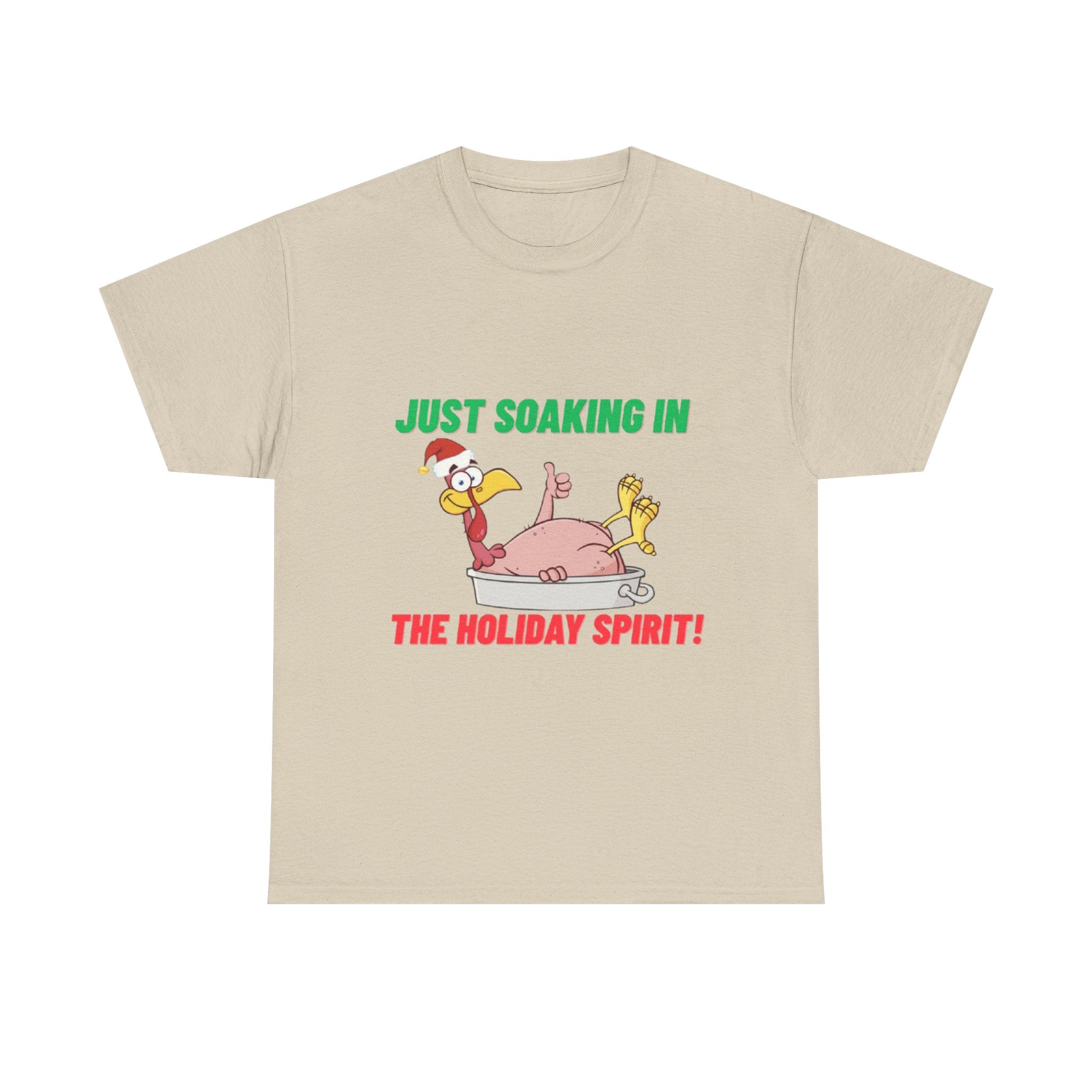 Just Soaking in the Holiday Spirit Unisex Heavy Cotton Tee