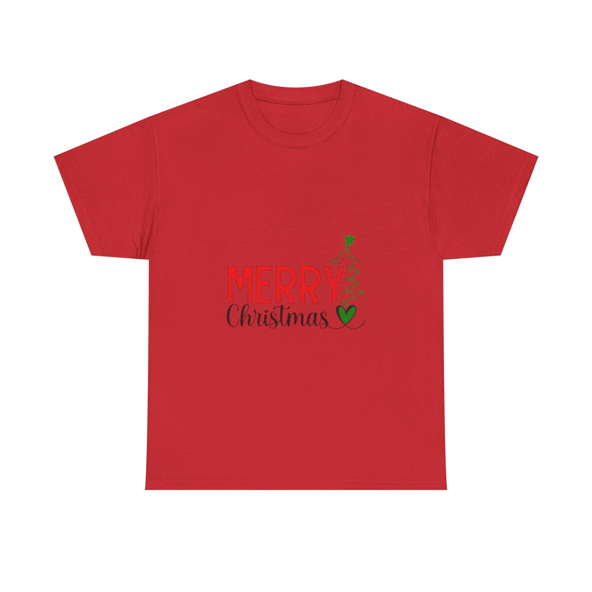 Merry Christmas Unisex Heavy Cotton T-Shirt