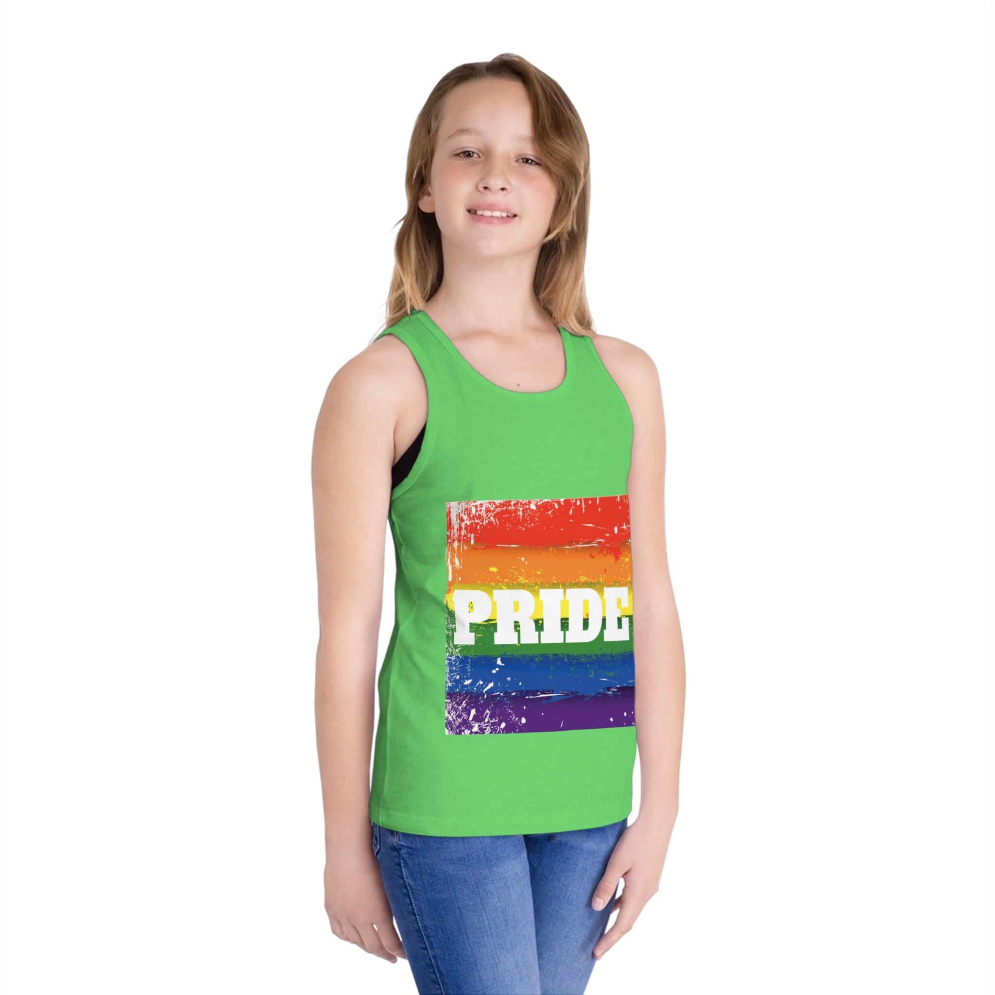 Pride Rainbow Kid's Jersey Tank Top