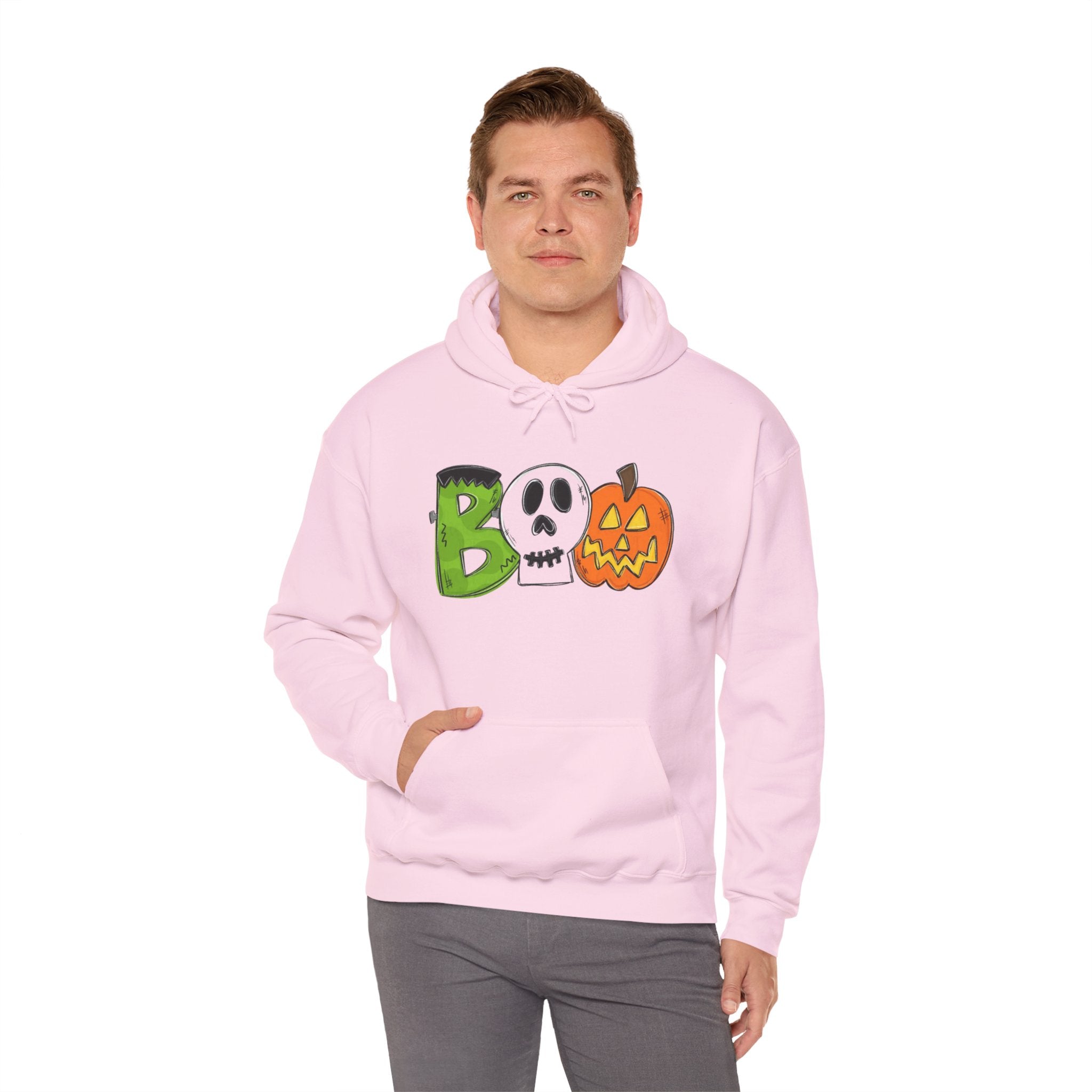 Halloween Boo Unisex Heavy Blend™ Hooded Sweatshirt