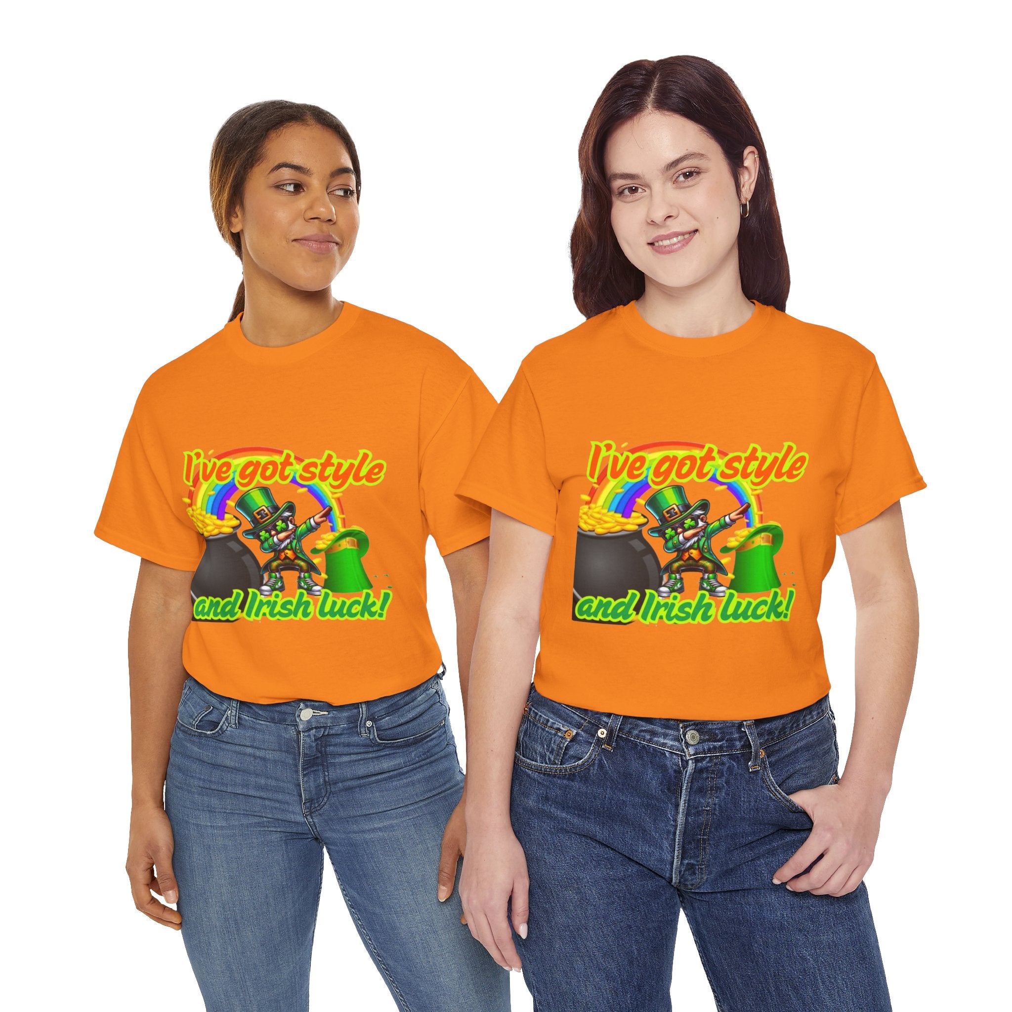I've Got Style And Irish Luck Unisex Heavy Cotton T-Shirt