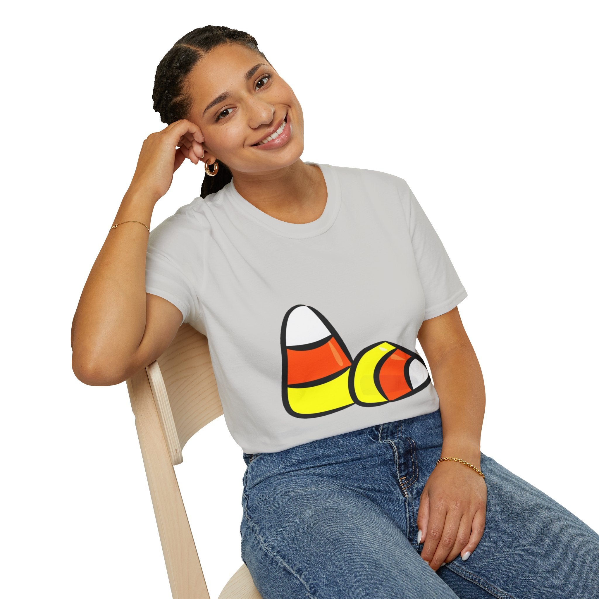 Halloween Candy Corn Unisex Softstyle T-Shirt