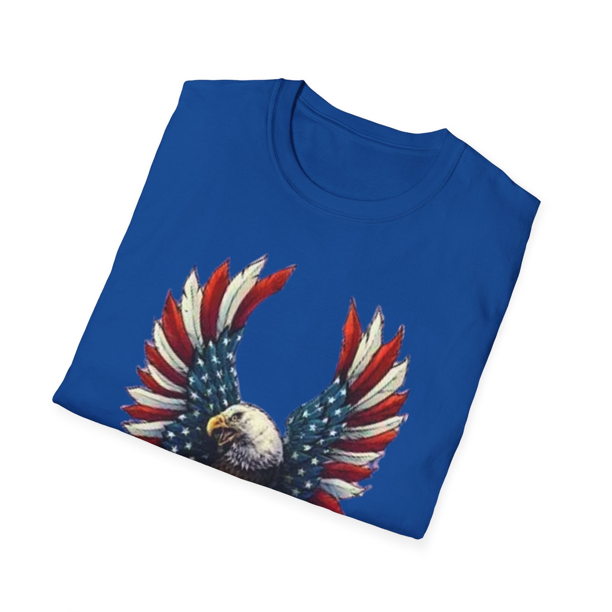 Patriotic Eagle Unisex Softstyle T-Shirt