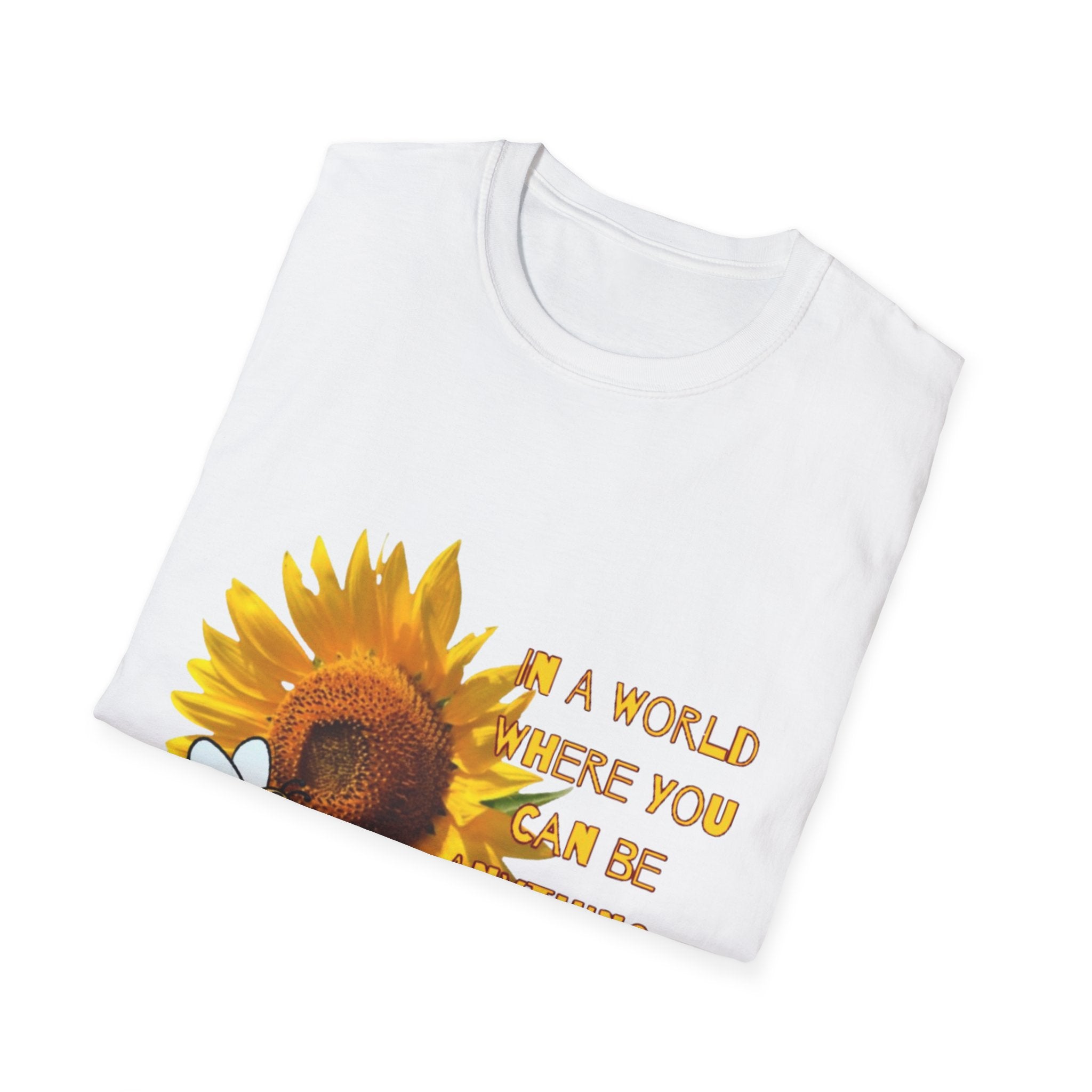 Bee Kind Sunflower Unisex Softstyle T-Shirt