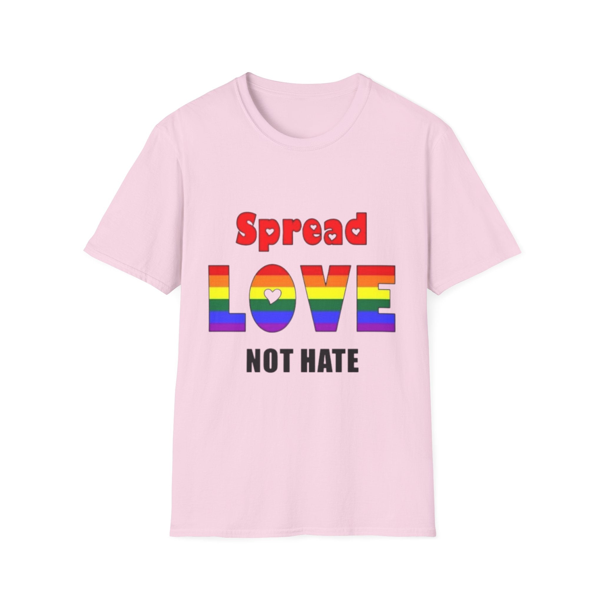 Spread Love Not Hate Unisex Softstyle T-Shirt