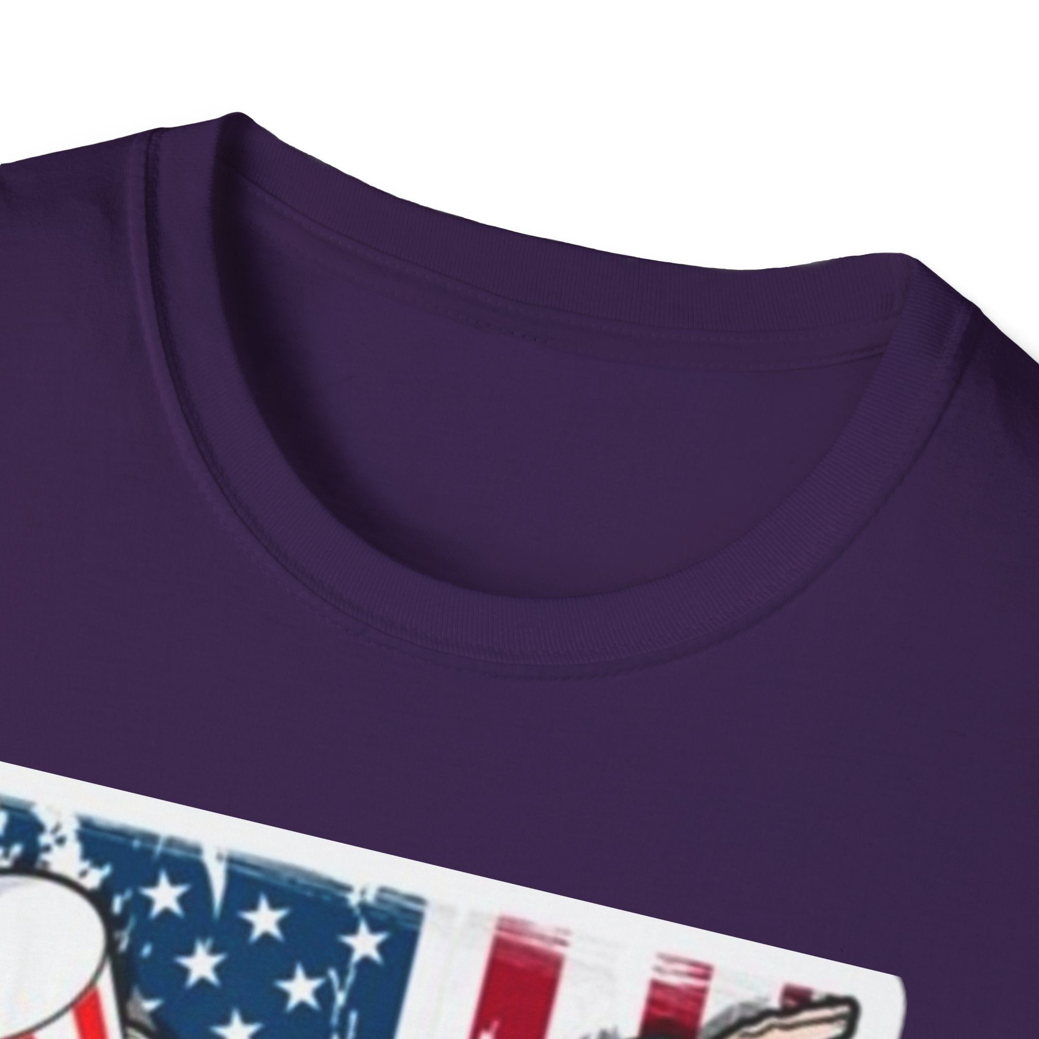 Patriotic Uncle Sam Dabbing Unisex Softstyle T-Shirt