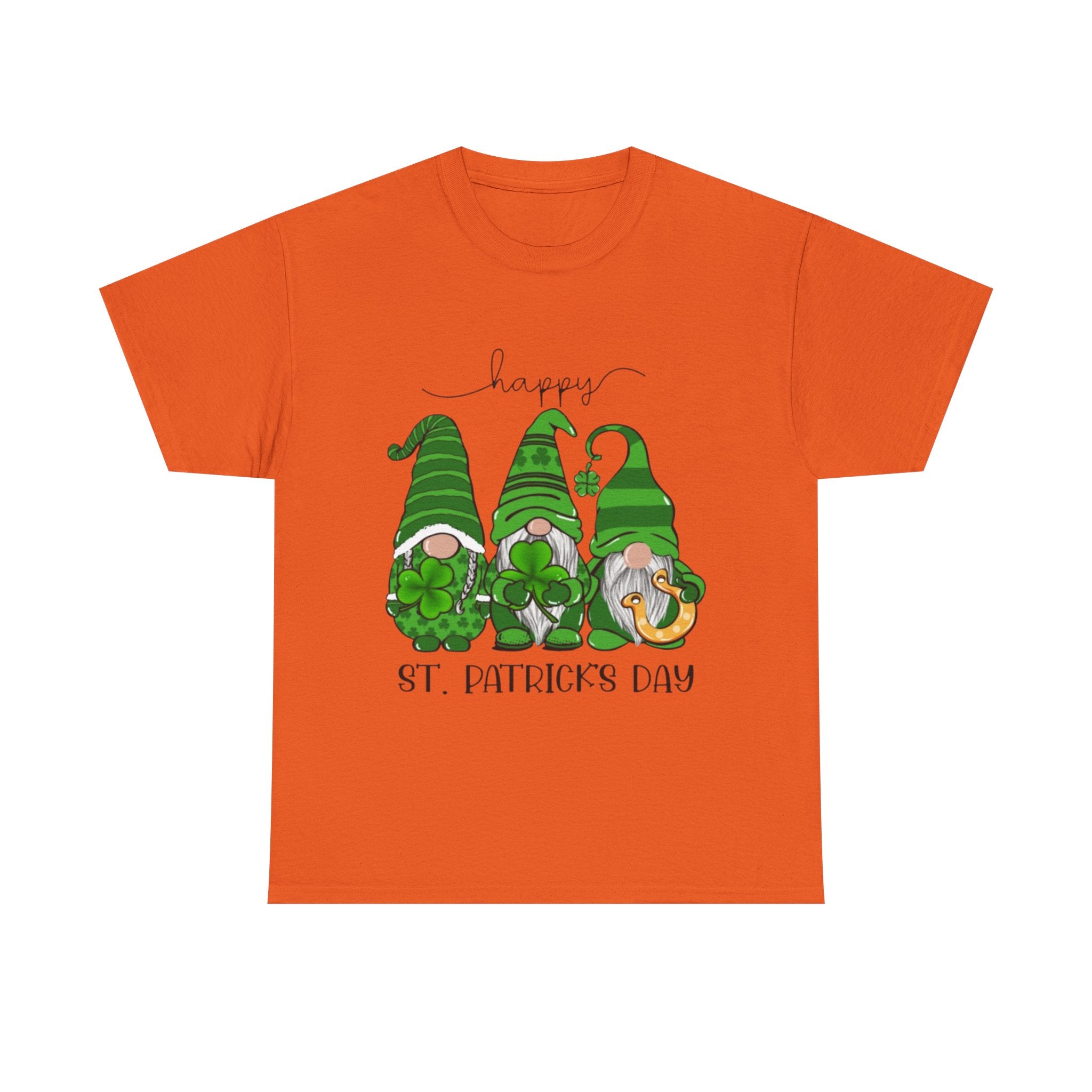 Happy St. Patrick’s Day Gnome Unisex Heavy Cotton T-Shirt