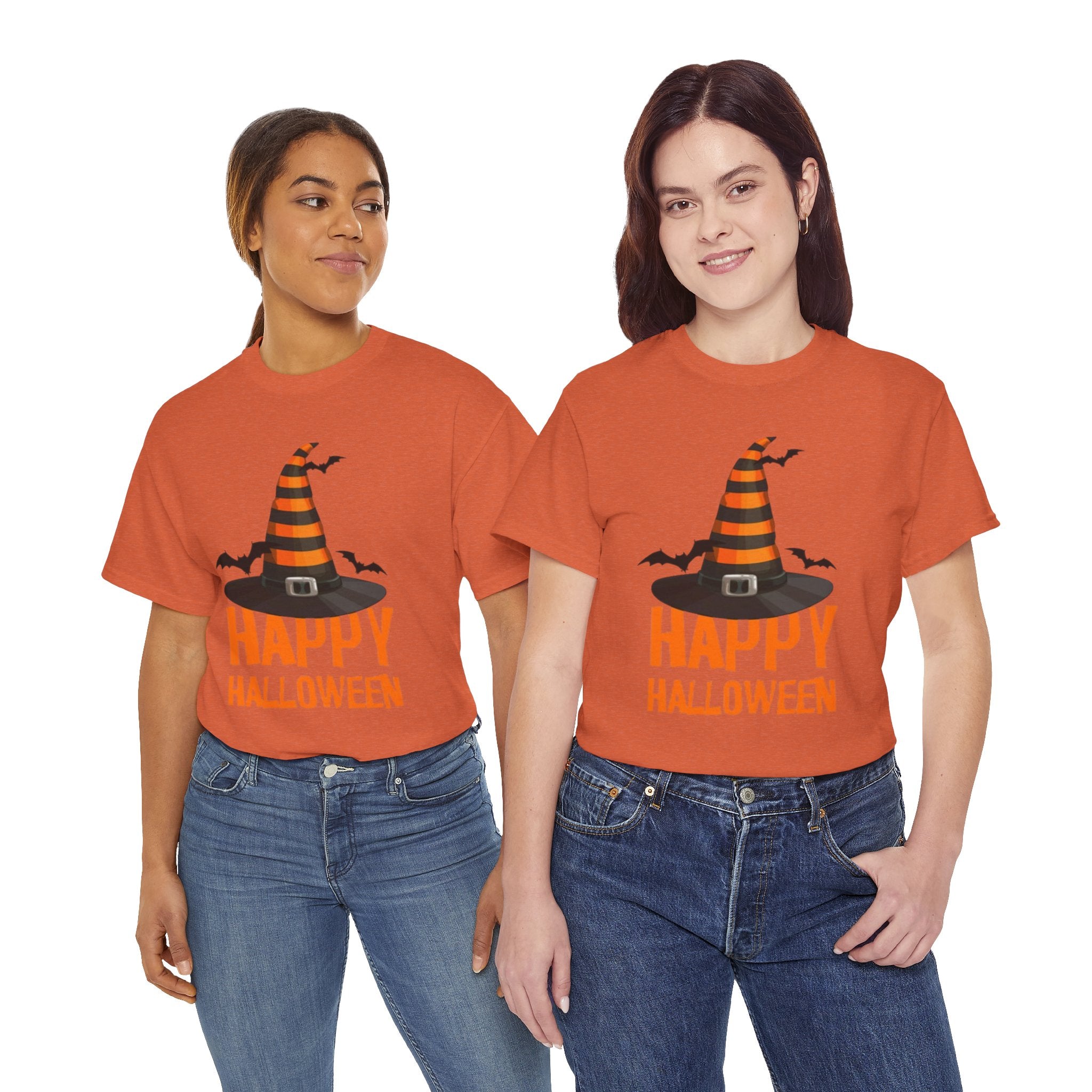 Happy Halloween Unisex Heavy Cotton T-Shirt