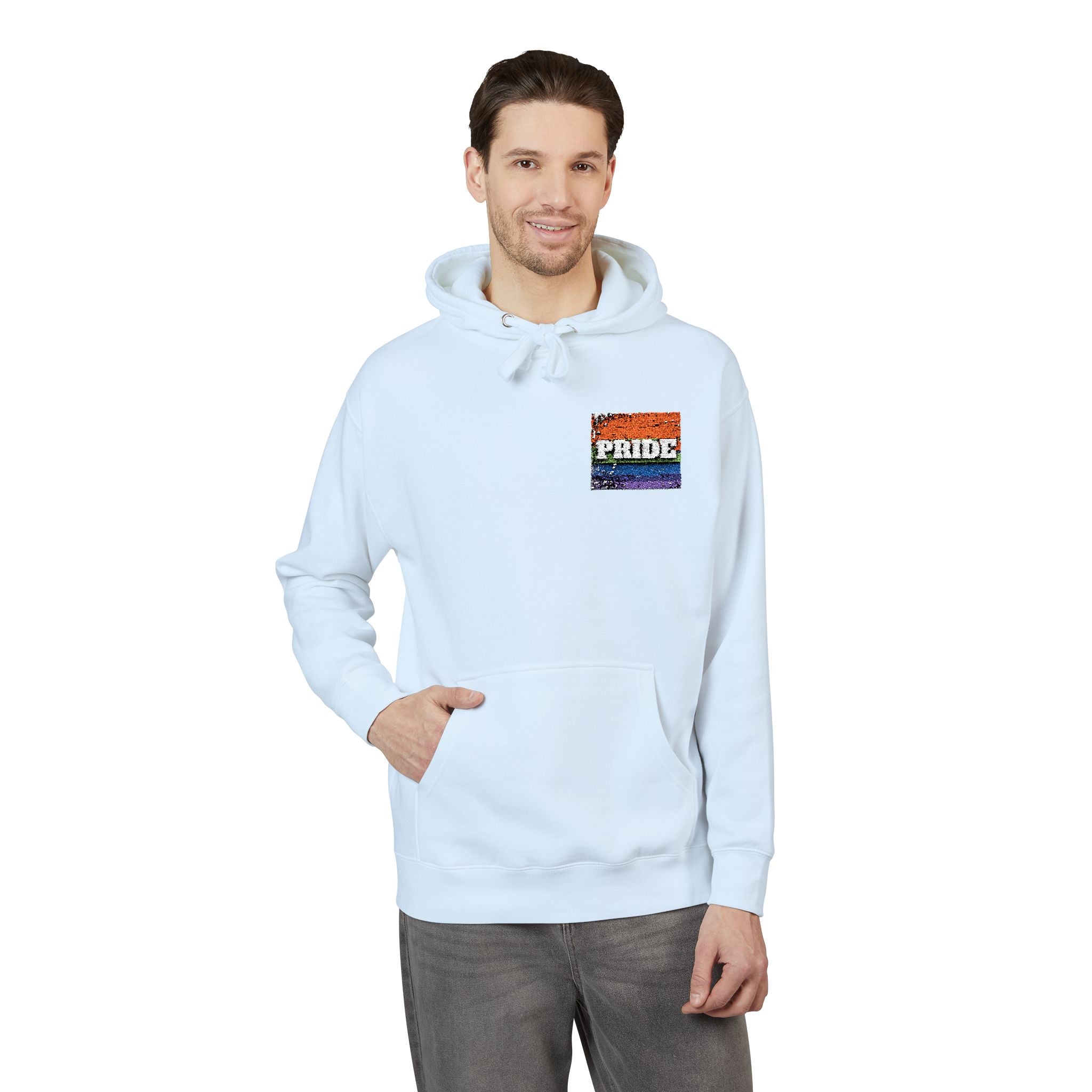 Pride Rainbow Unisex Fleece Hoodie