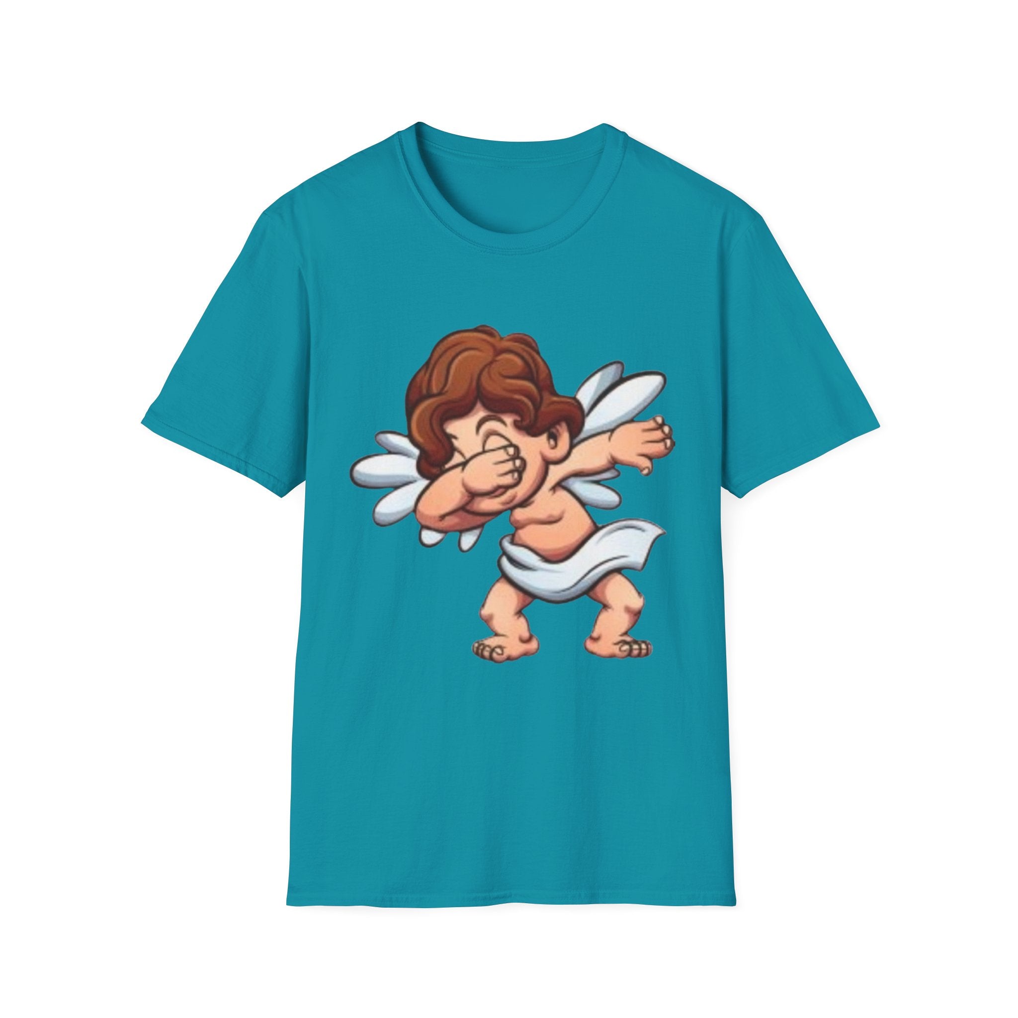 Dabbing Double Sided Angel & Devil Unisex Softstyle T-Shirt