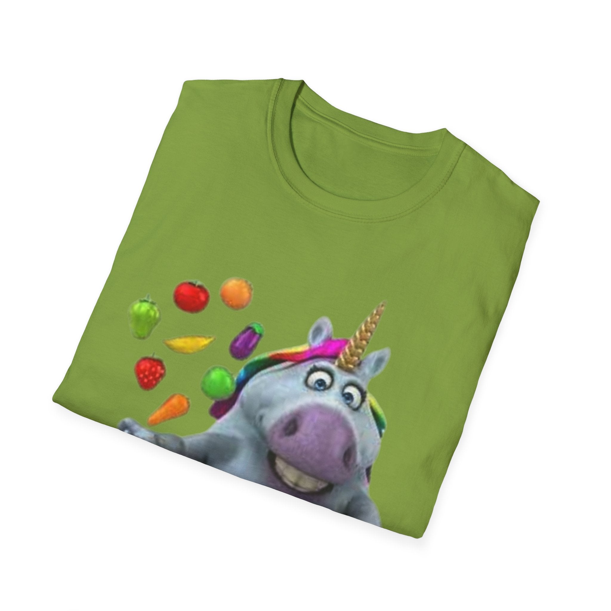Juggling Health And Happiness Unicorn Unisex Softstyle T-Shirt