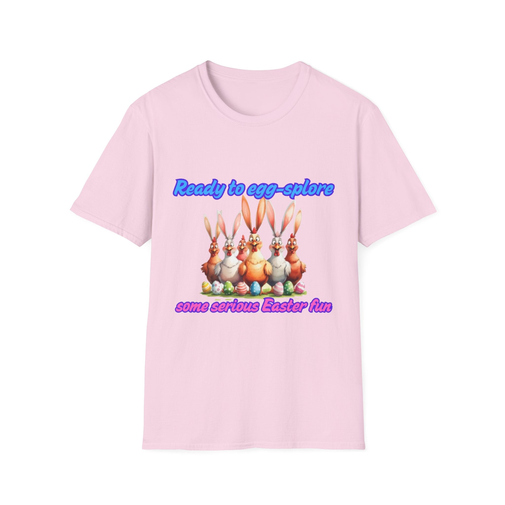 Ready To Egg-splore Some Serious Easter Fun Unisex Softstyle T-Shirt