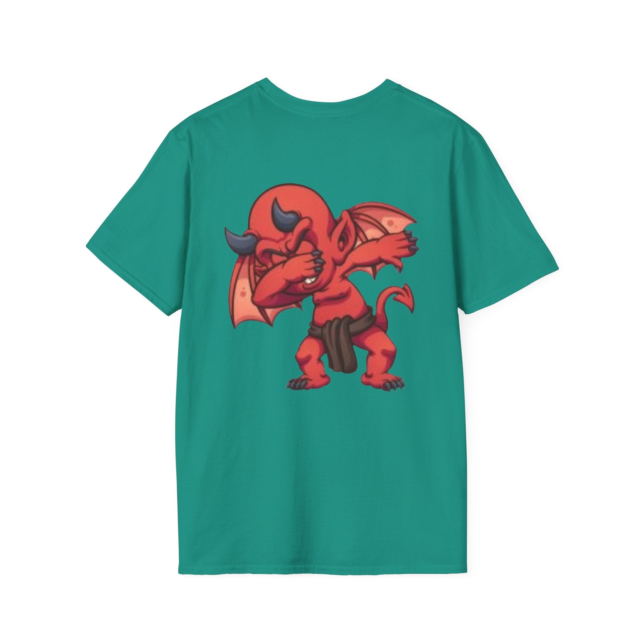 Dabbing Double Sided Angel & Devil Unisex Softstyle T-Shirt