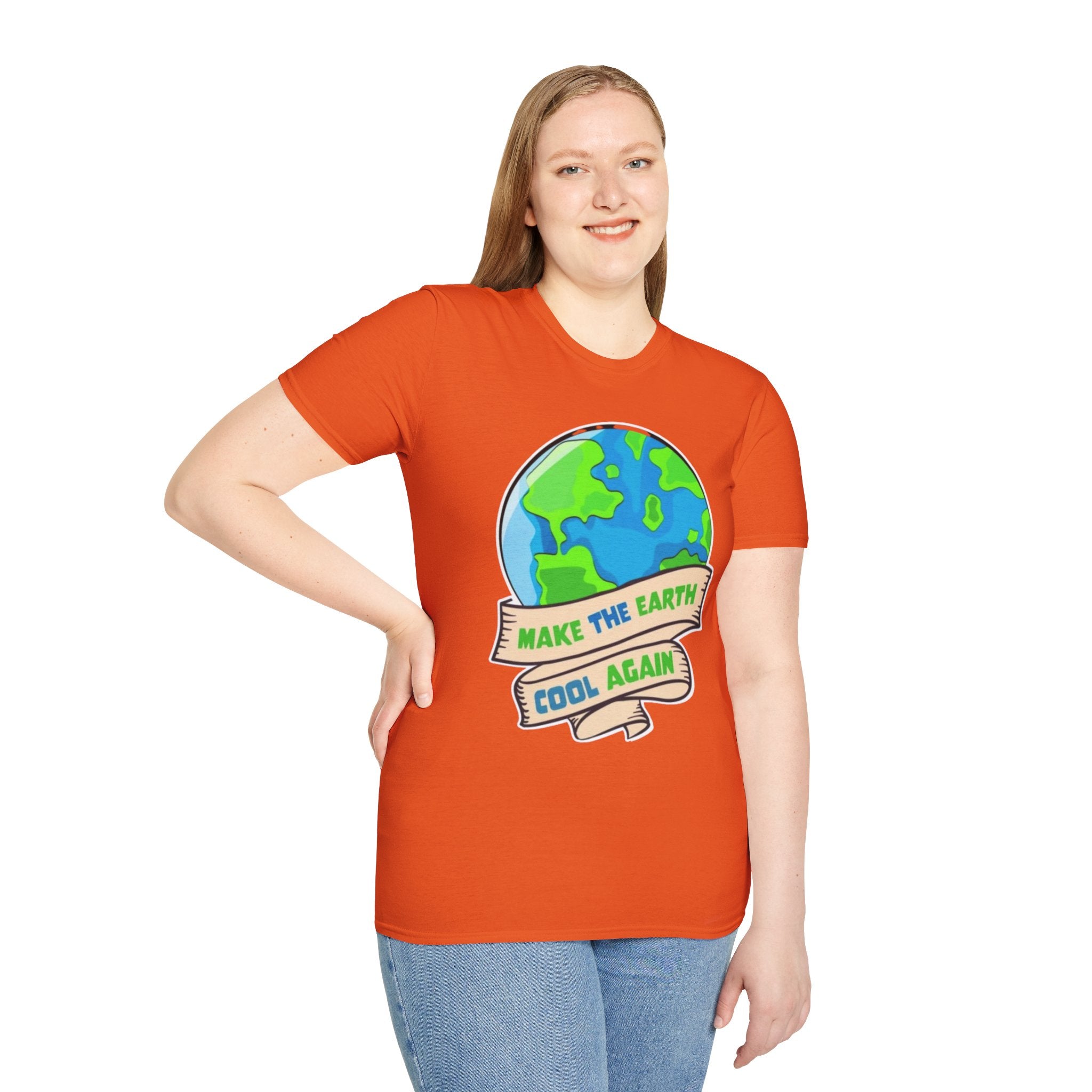 Make The Earth Cool Again Unisex Softstyle T-Shirt