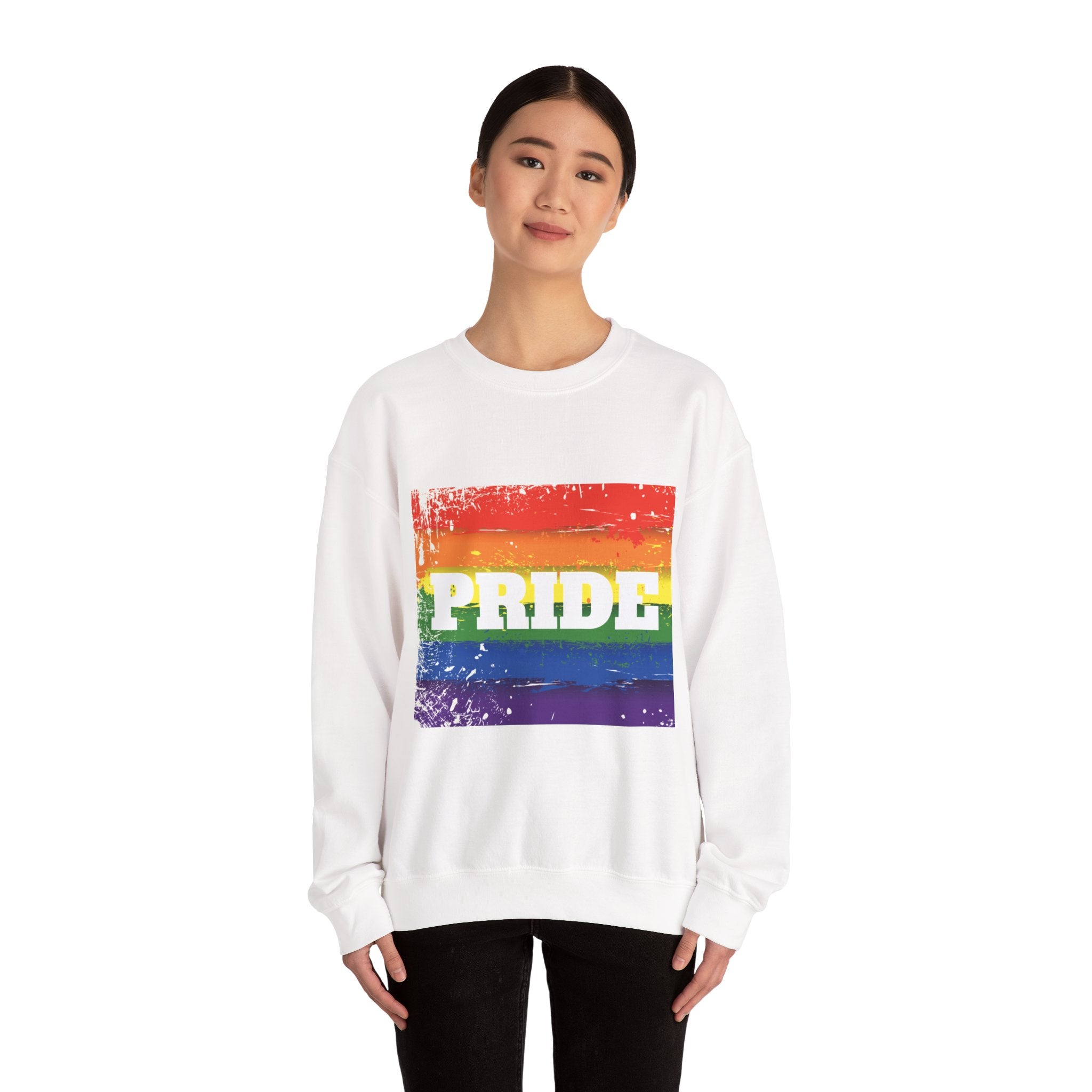 Pride Rainbow Unisex Crewneck Sweatshirt