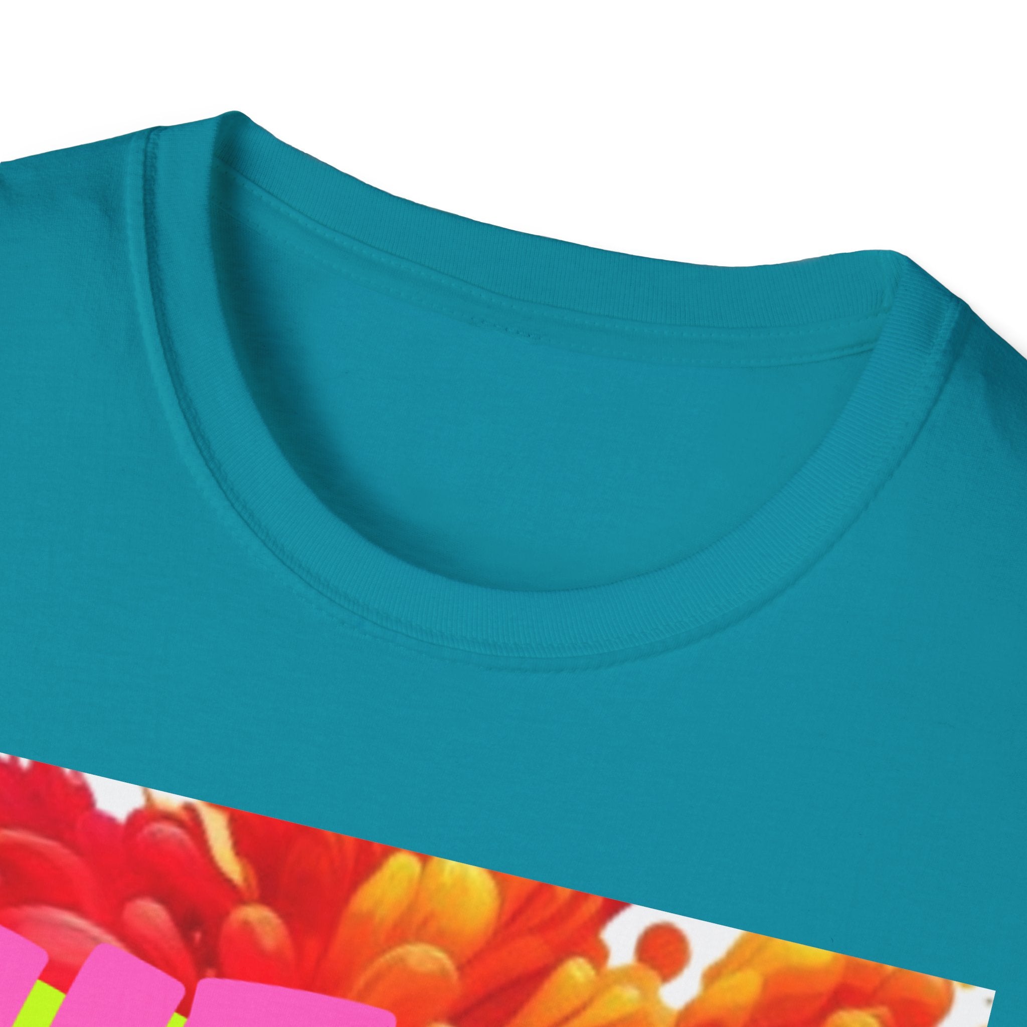 Hey I'm Gay! Heart Unisex Softstyle T-Shirt