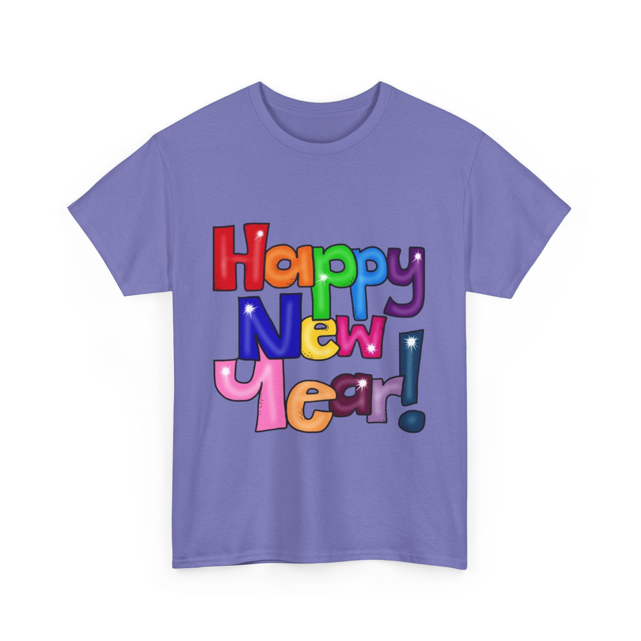 2026 Happy New Year DOUBLE SIDED Unisex Heavy Cotton T-Shirt