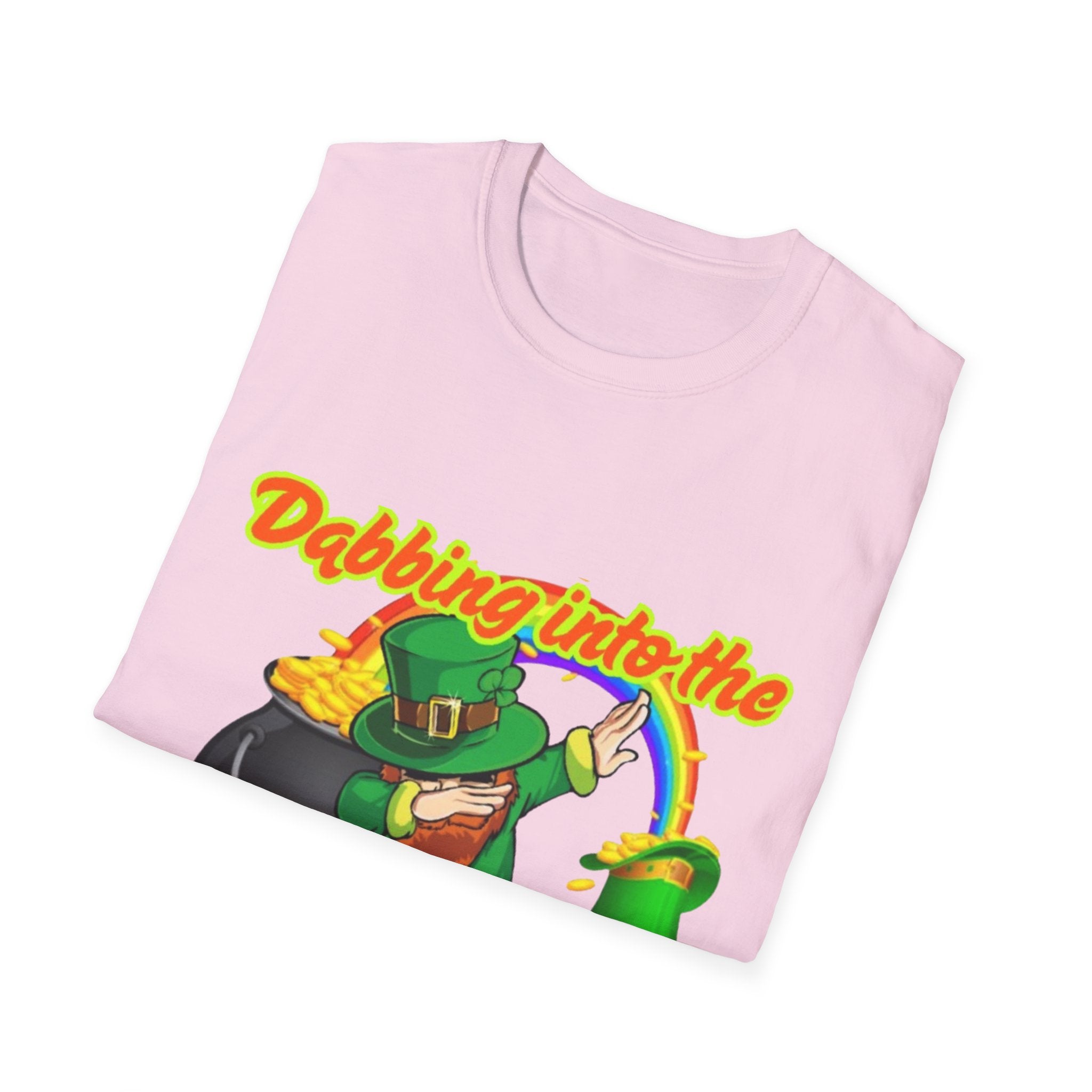 Dabbing Into The Luck Of The Irish! Unisex Unisex T-Shirt
