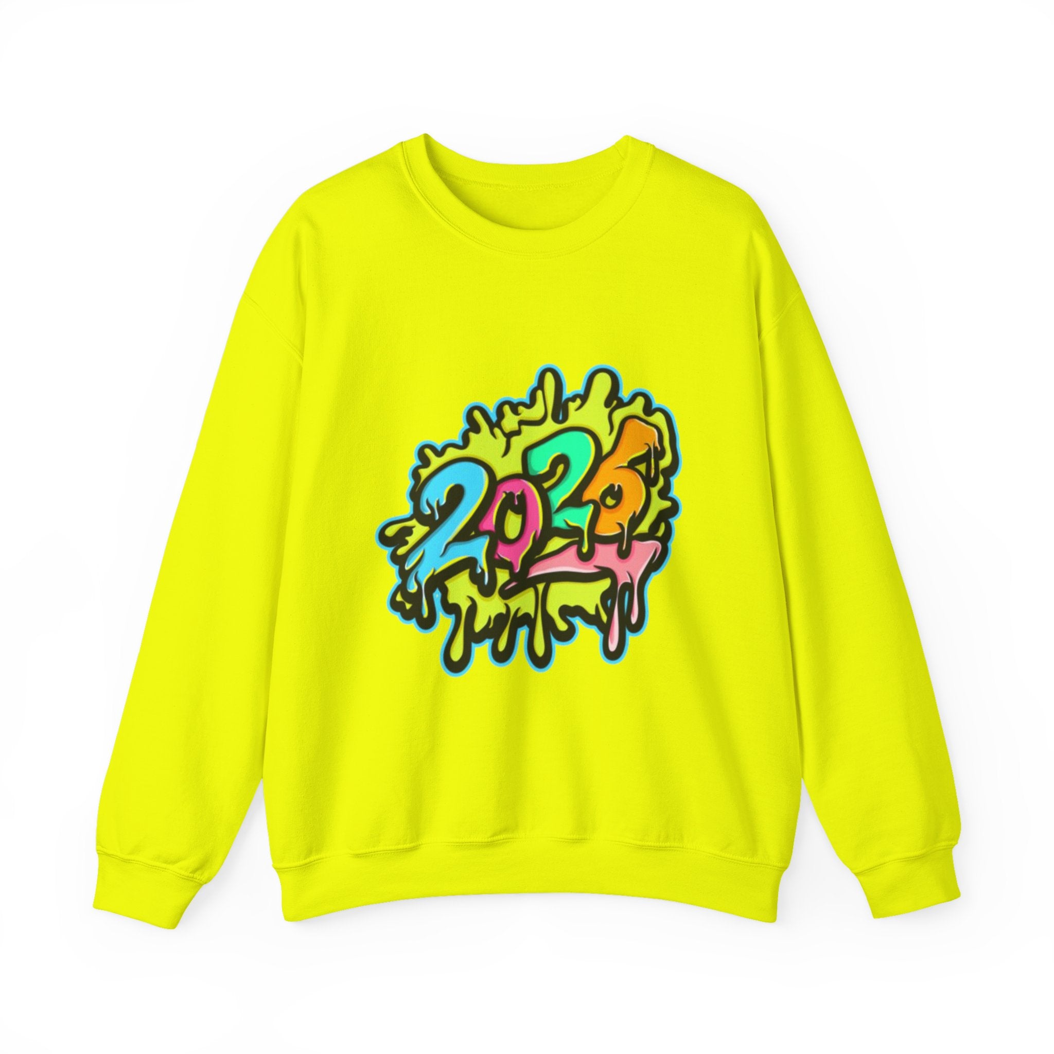 2026 Colorful Drip Design Unisex Sweatshirt