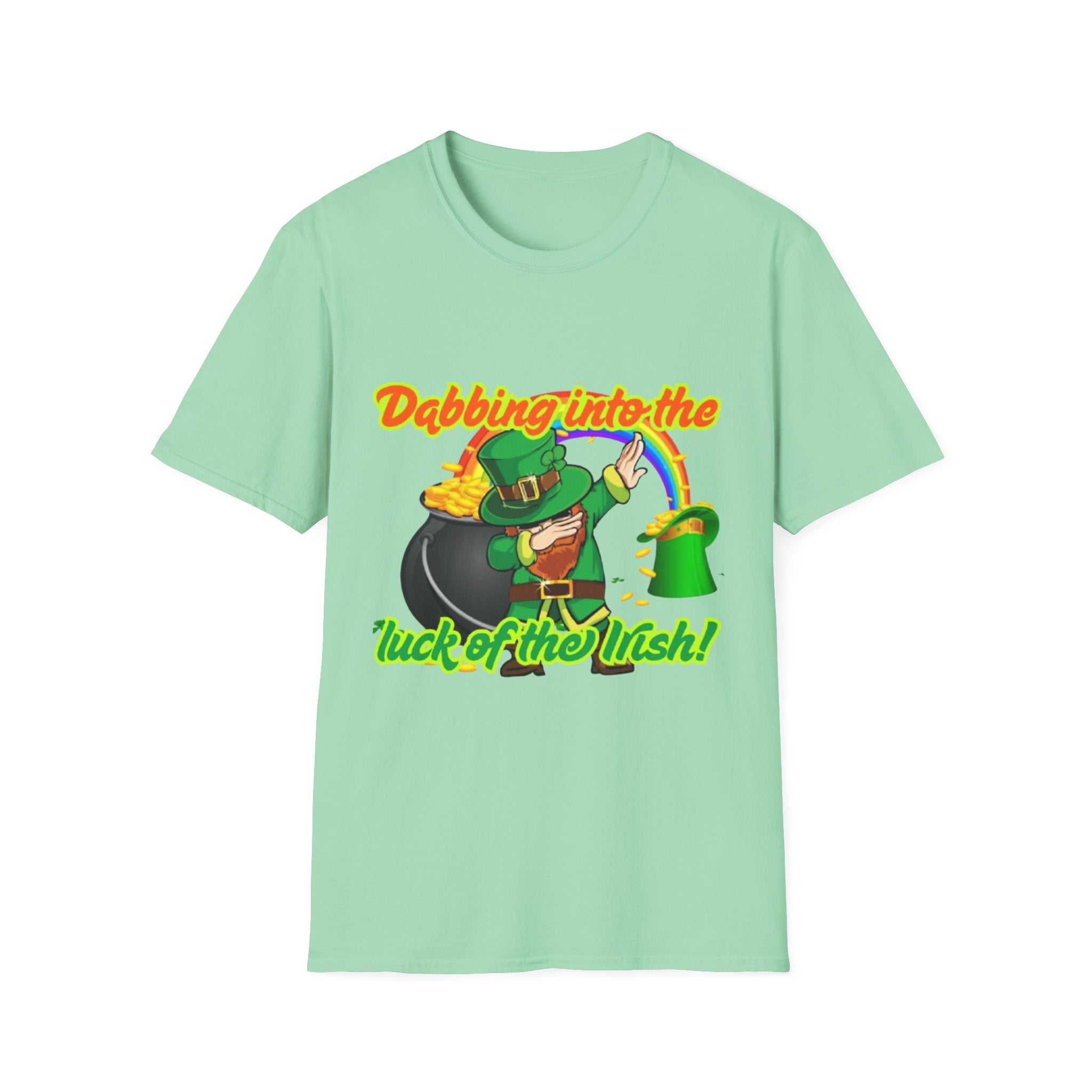 Dabbing Into The Luck Of The Irish! Unisex Unisex T-Shirt