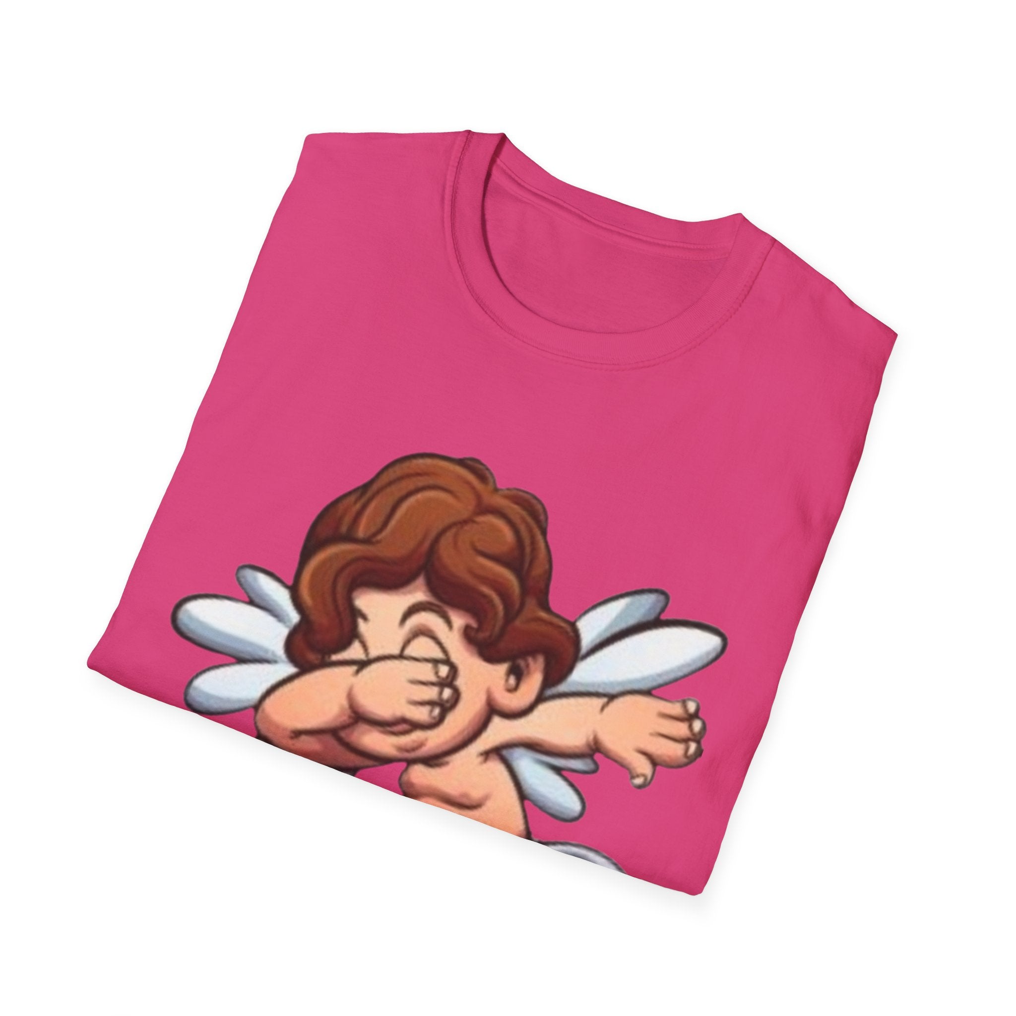 Dabbing Double Sided Angel & Devil Unisex Softstyle T-Shirt