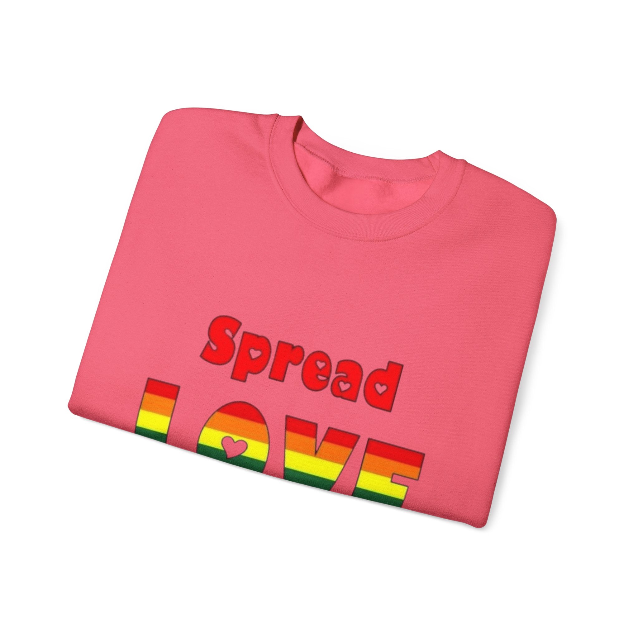 Spread Love Not Hate Unisex Crewneck Sweatshirt