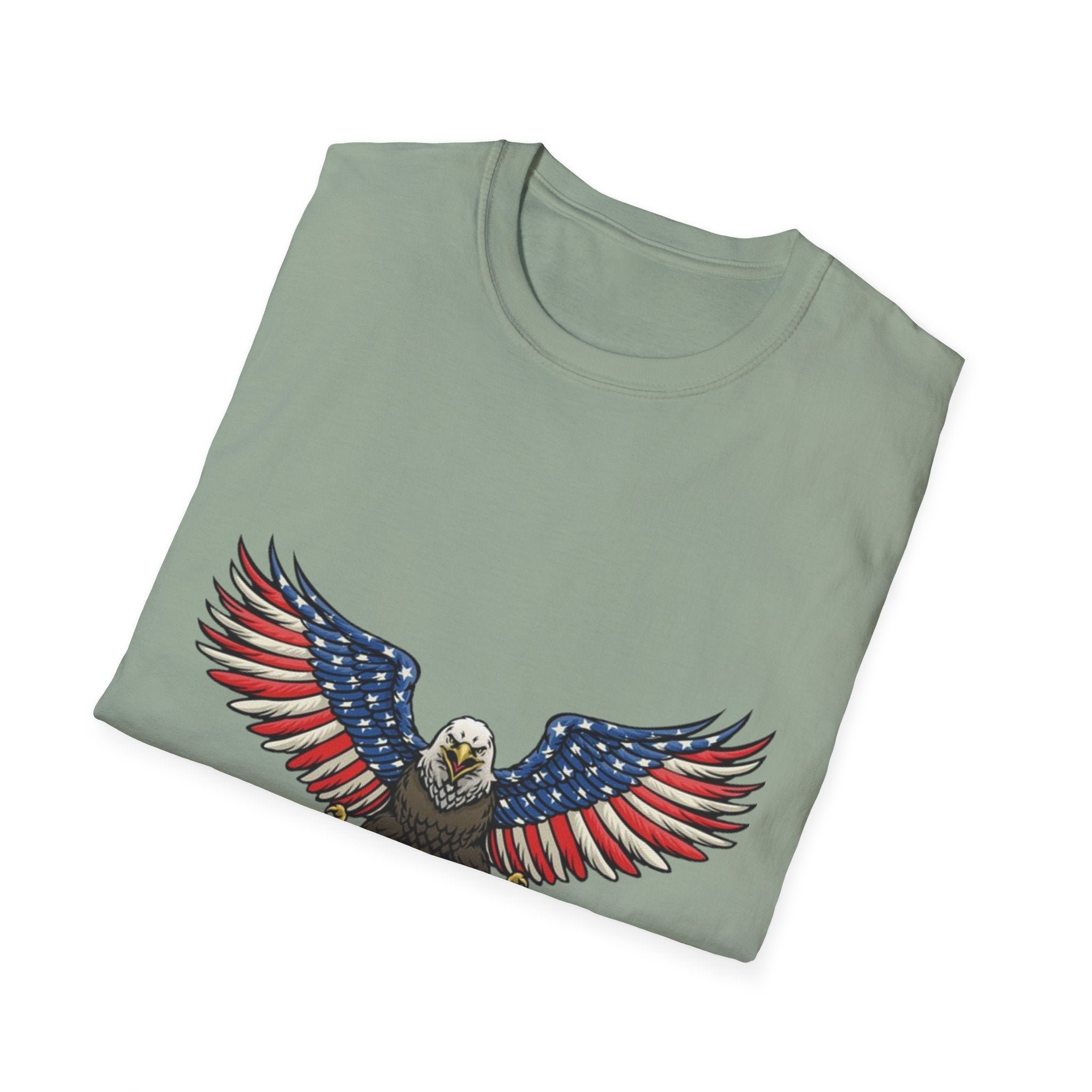 Patriotic Eagle Unisex Softstyle T-Shirt