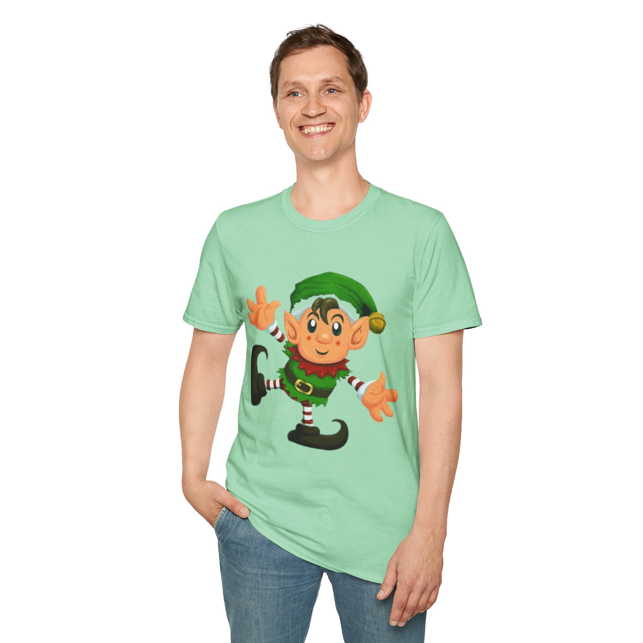 Christmas Elf Unisex Softstyle T-Shirt