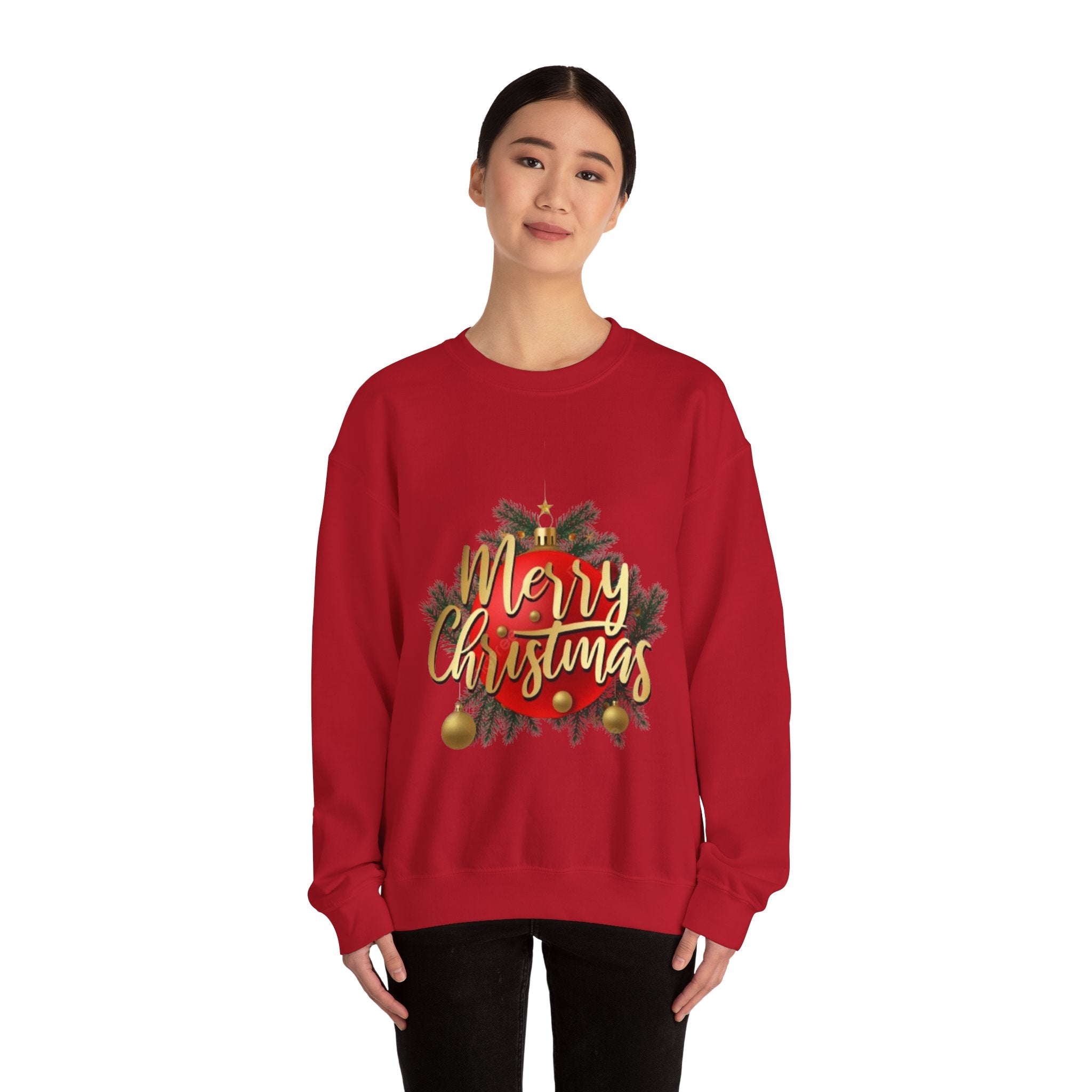 Merry Christmas Unisex Heavy Blend Crewneck Sweatshirt