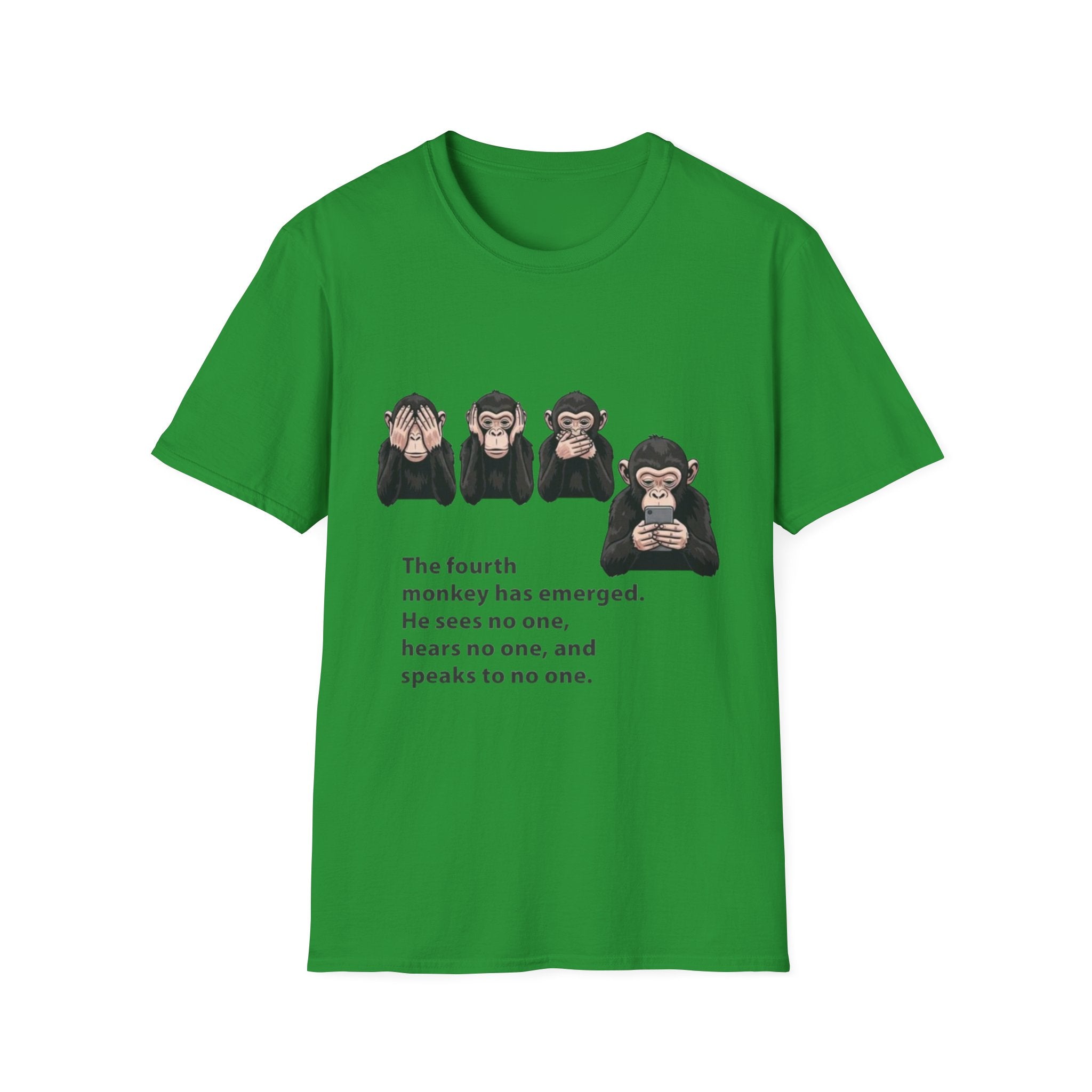 Four Monkeys Unisex Softstyle T-Shirt