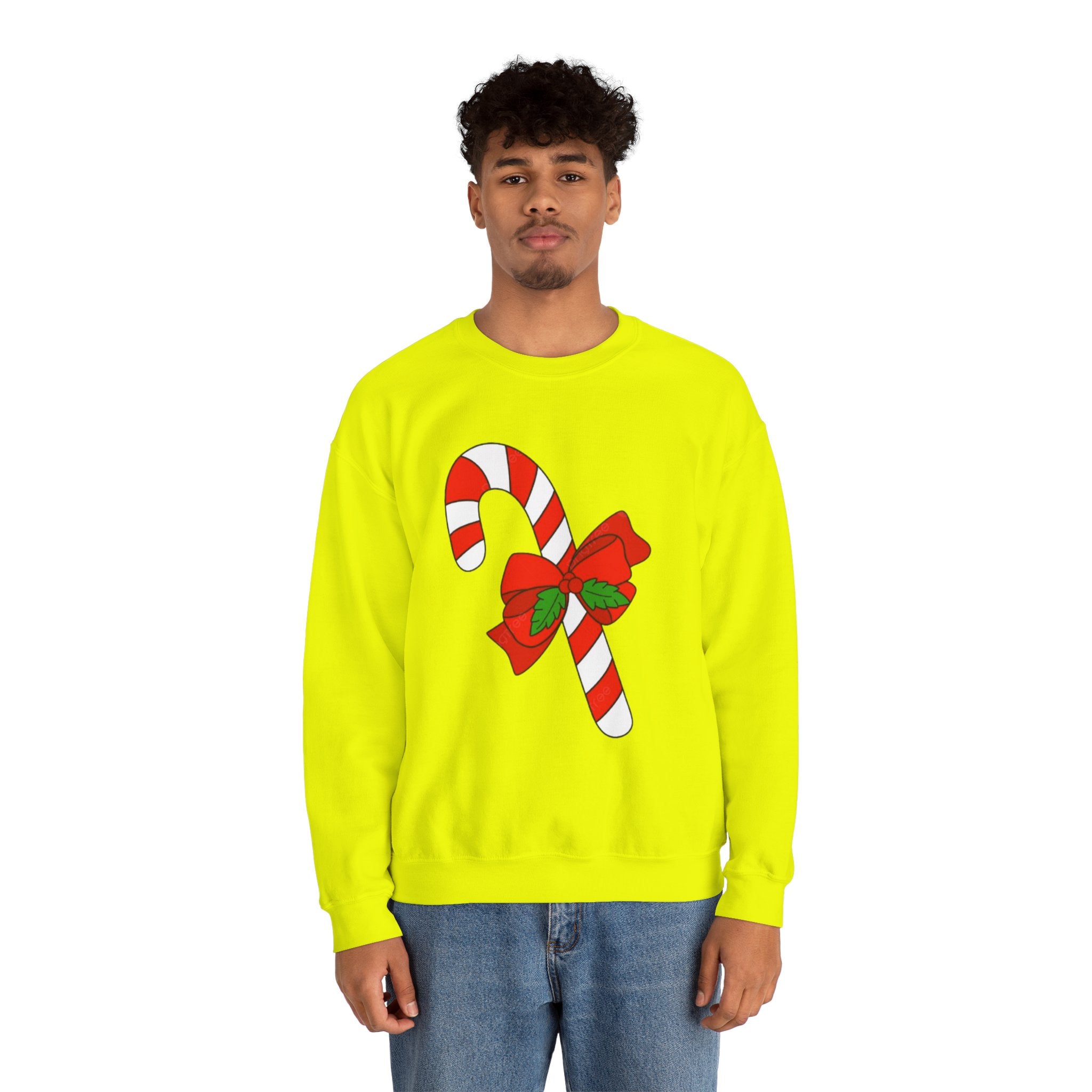 Candy Cane Holiday Unisex Heavy Blend™ Crewneck Sweatshirt