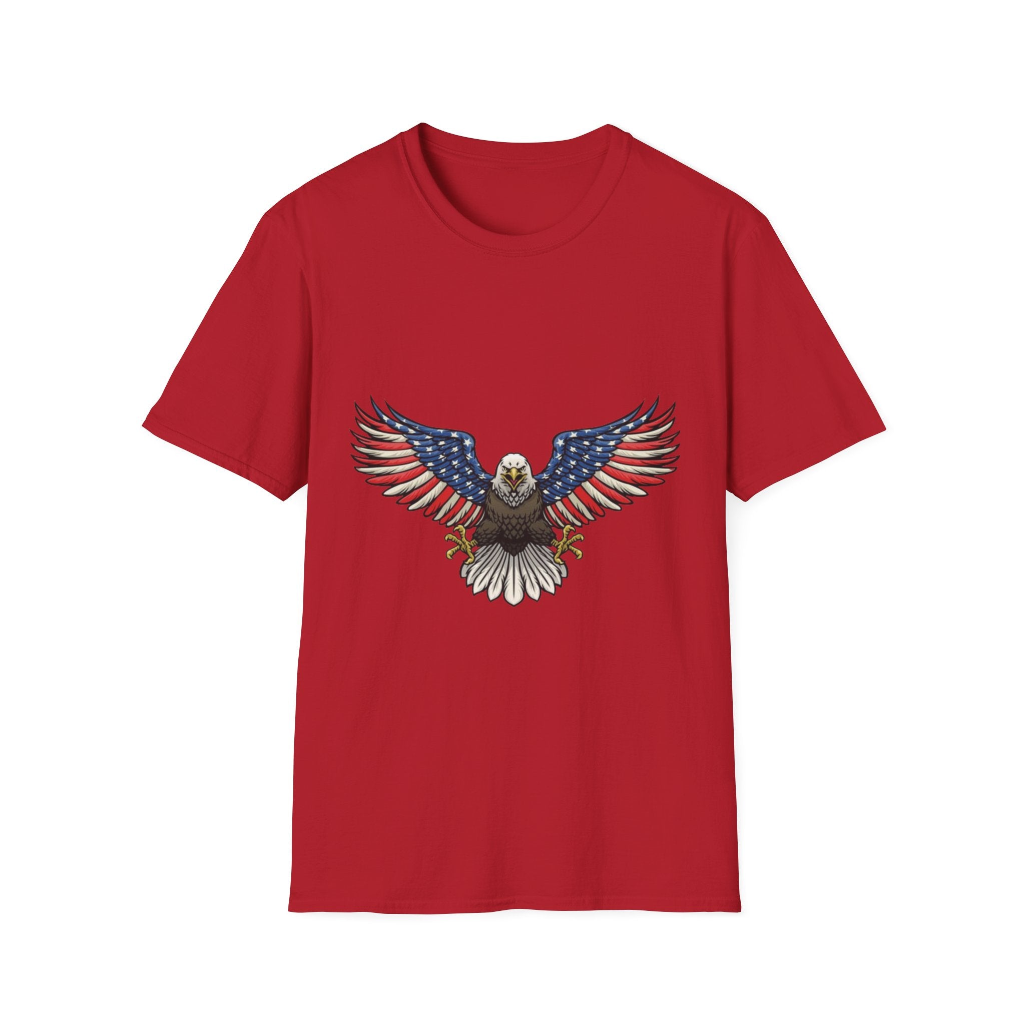 Patriotic Eagle Unisex Softstyle T-Shirt