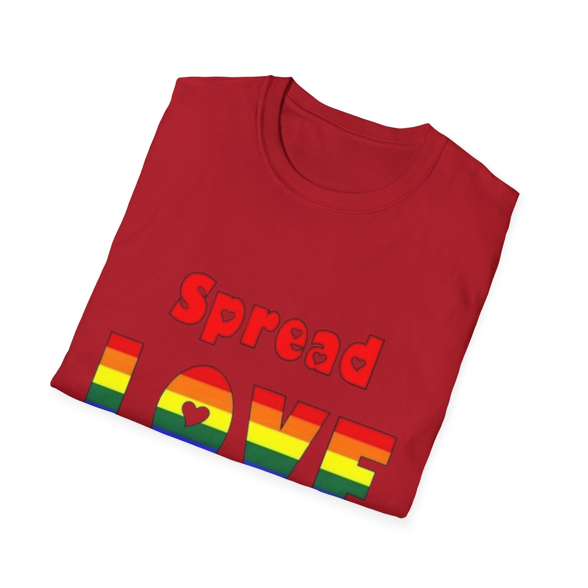 Spread Love Not Hate Unisex Softstyle T-Shirt