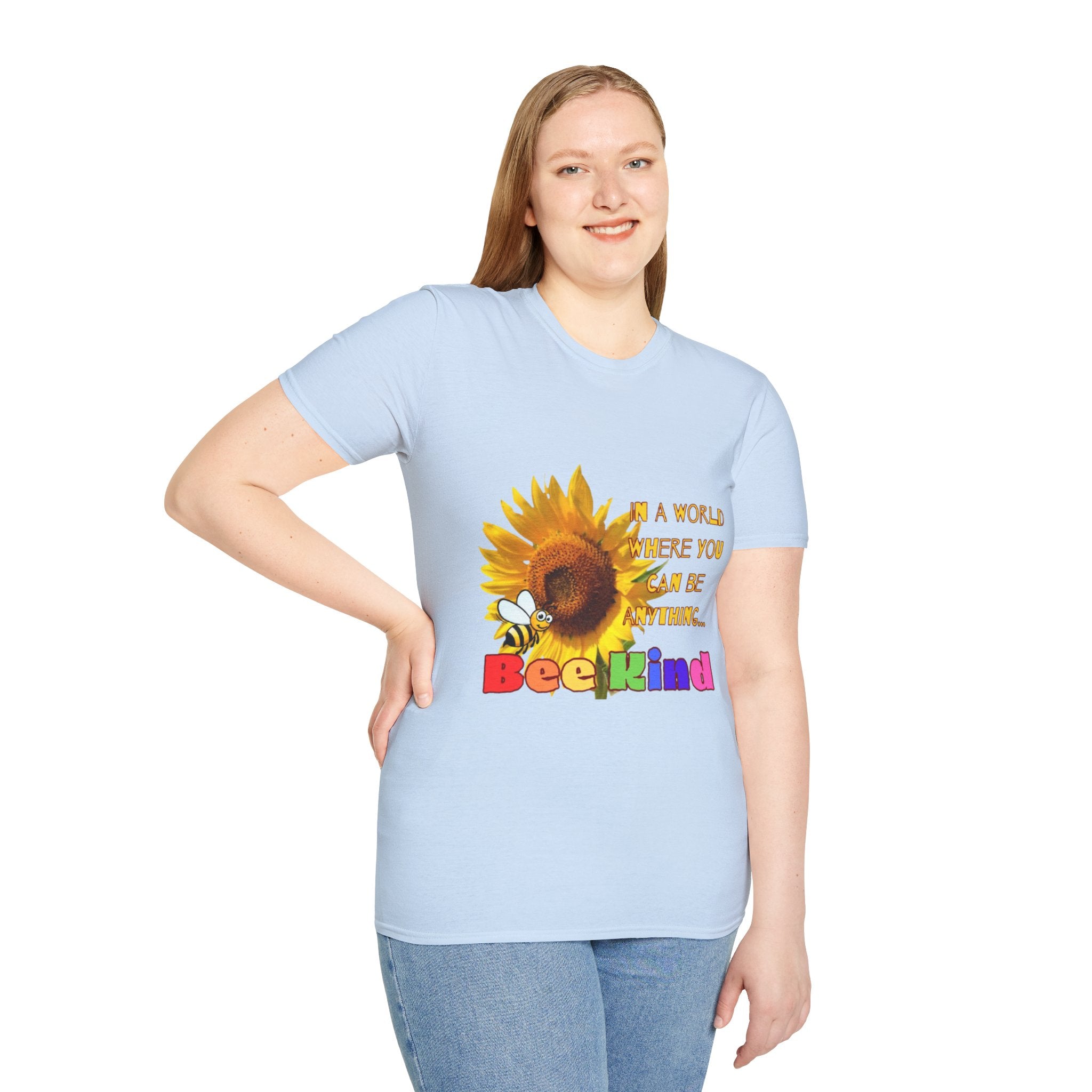 Bee Kind Sunflower Unisex Softstyle T-Shirt
