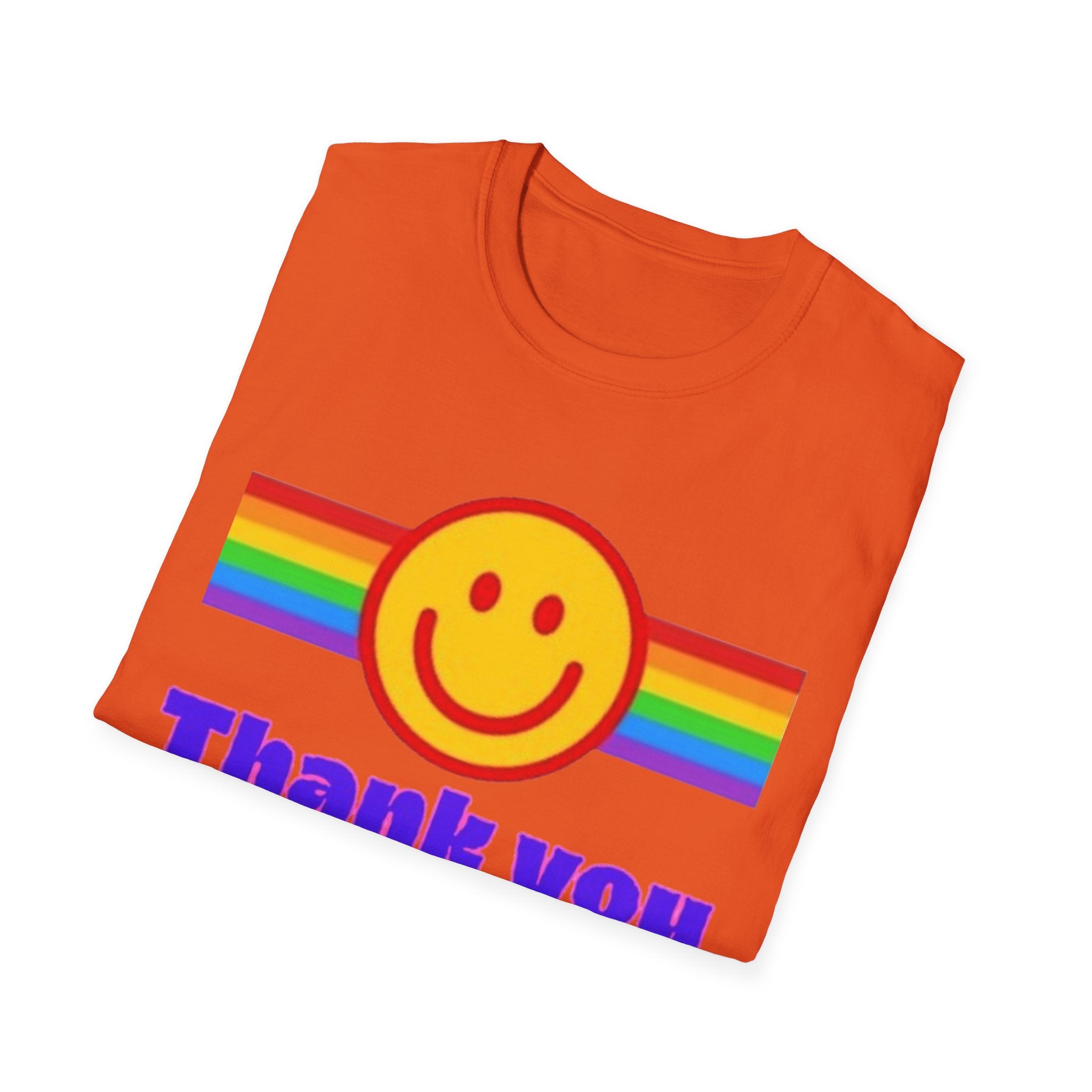 Thank You Have A Gay Day Unisex Softstyle T-Shirt