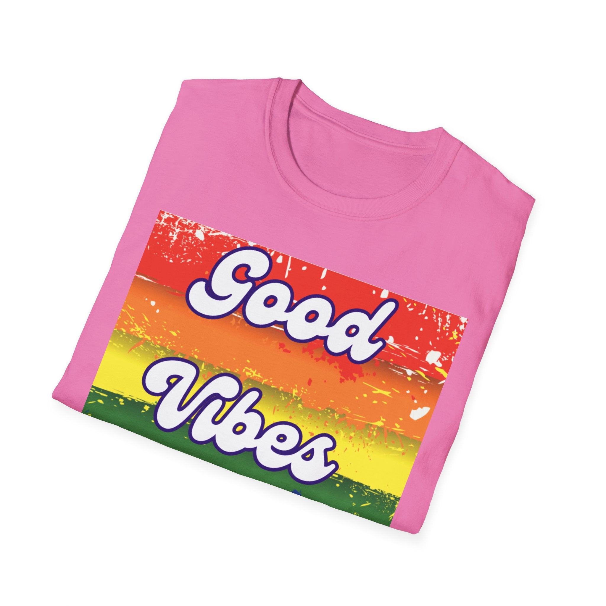 Good Vibes Only White Unisex Softstyle T-Shirt